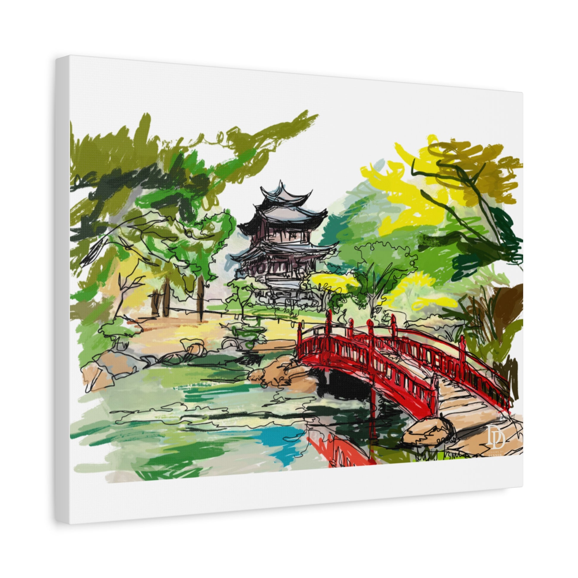 Kakehashi Matte Canvas, Stretched, 1.25"