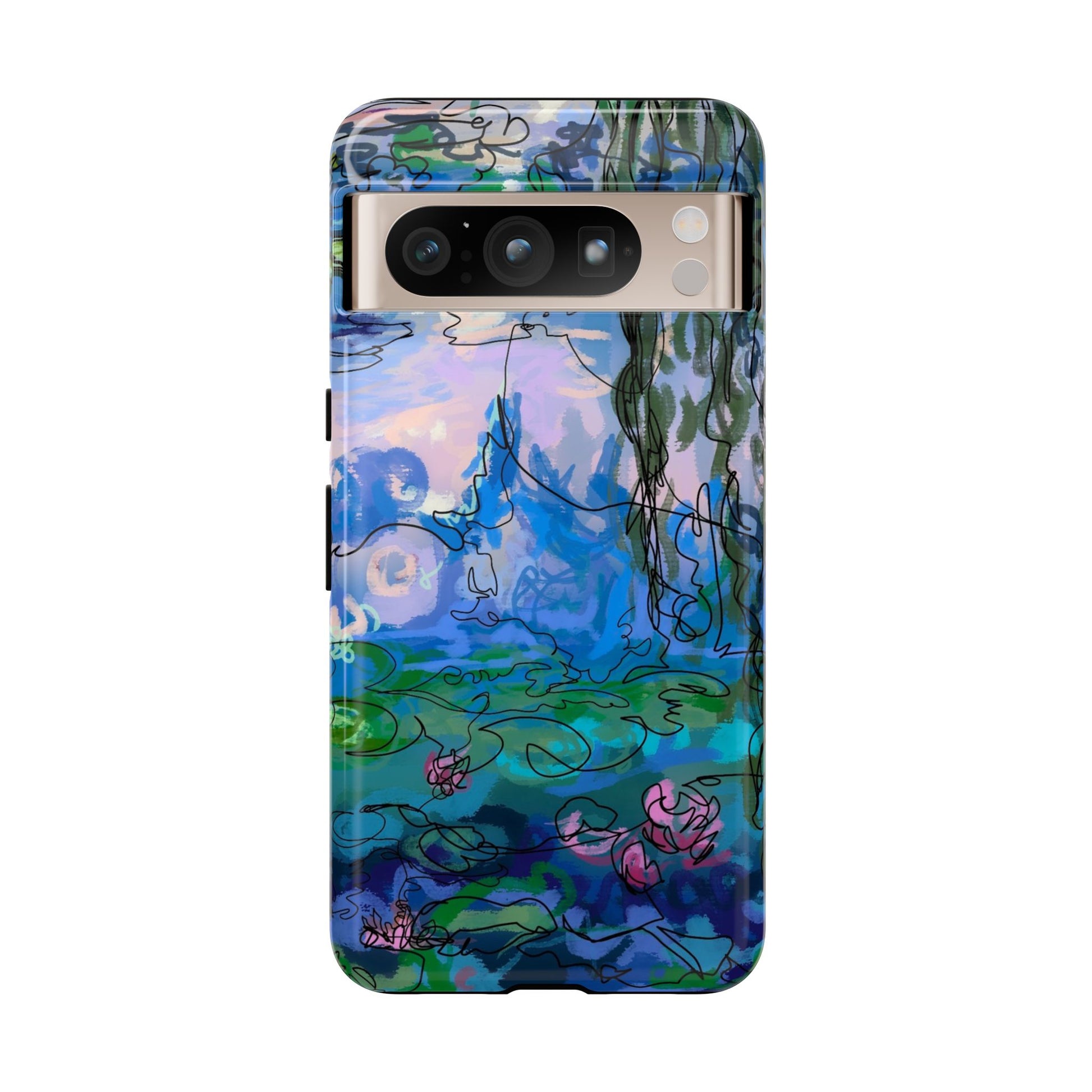 (Non-iphones) Tough Cases - Waterlilies