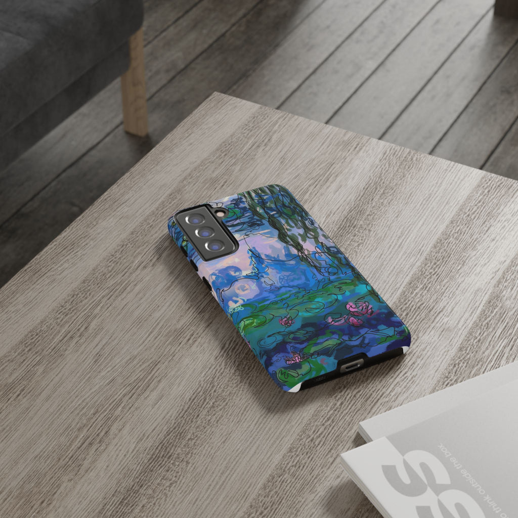 (Non-iphones) Tough Cases - Waterlilies