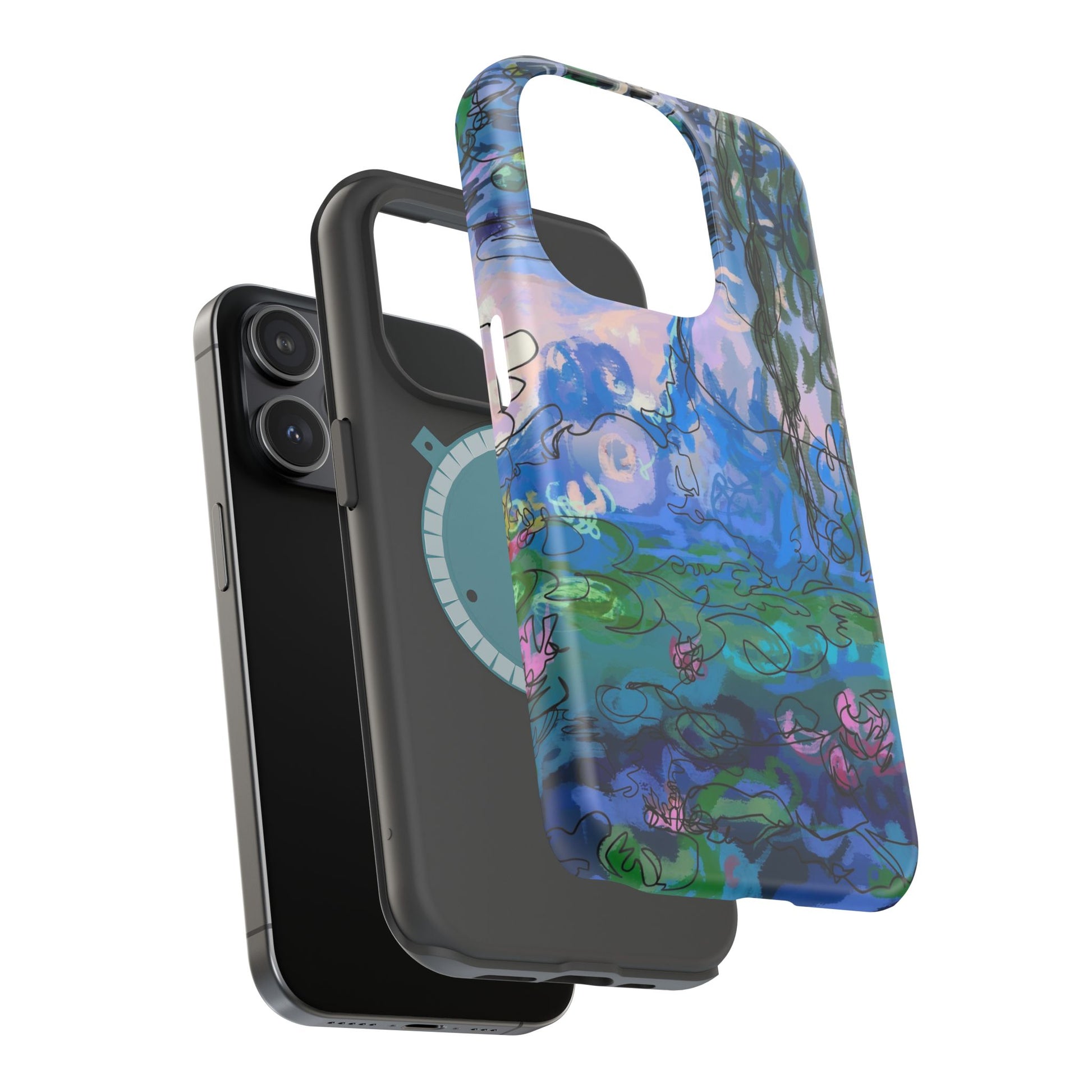 Magnetic Tough Cases - Waterlilies