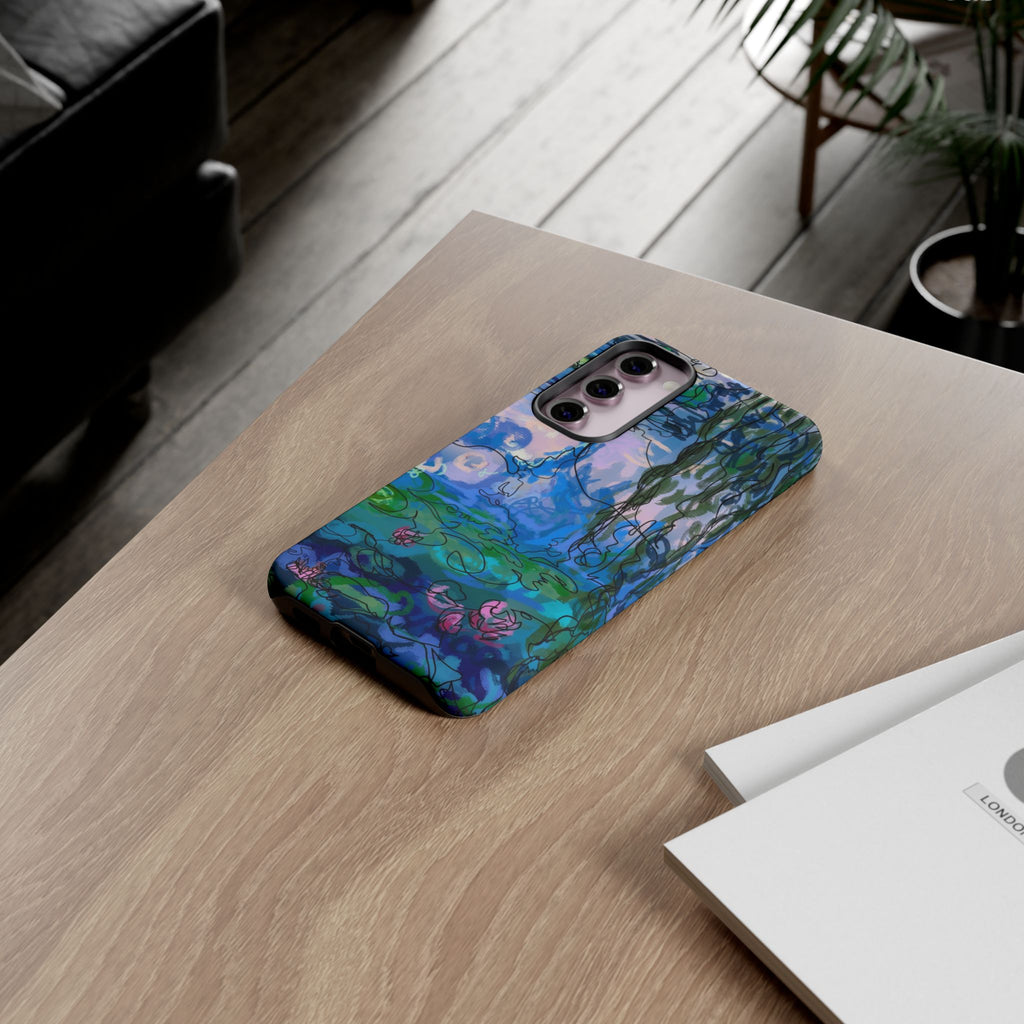 (Non-iphones) Tough Cases - Waterlilies
