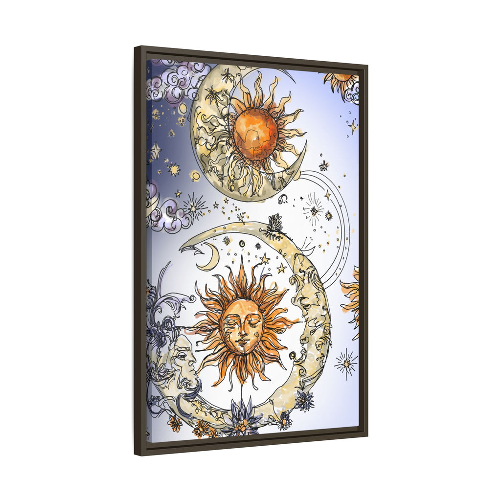Celestial Matte Canvas, Framed (Multi-color)
