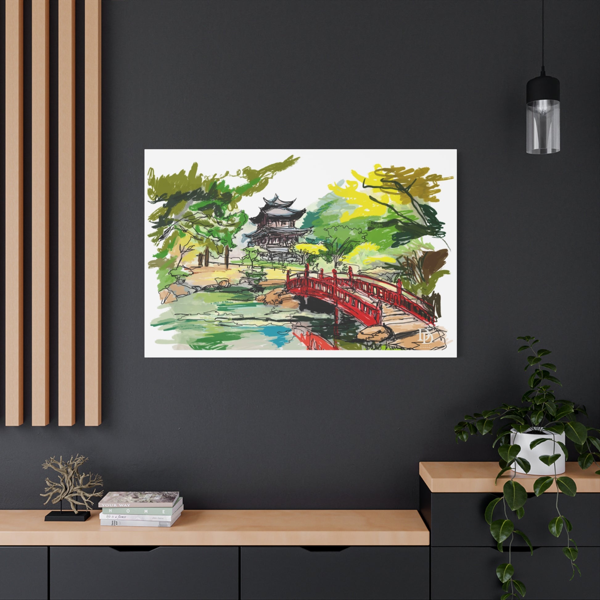 Kakehashi Matte Canvas, Stretched, 1.25"