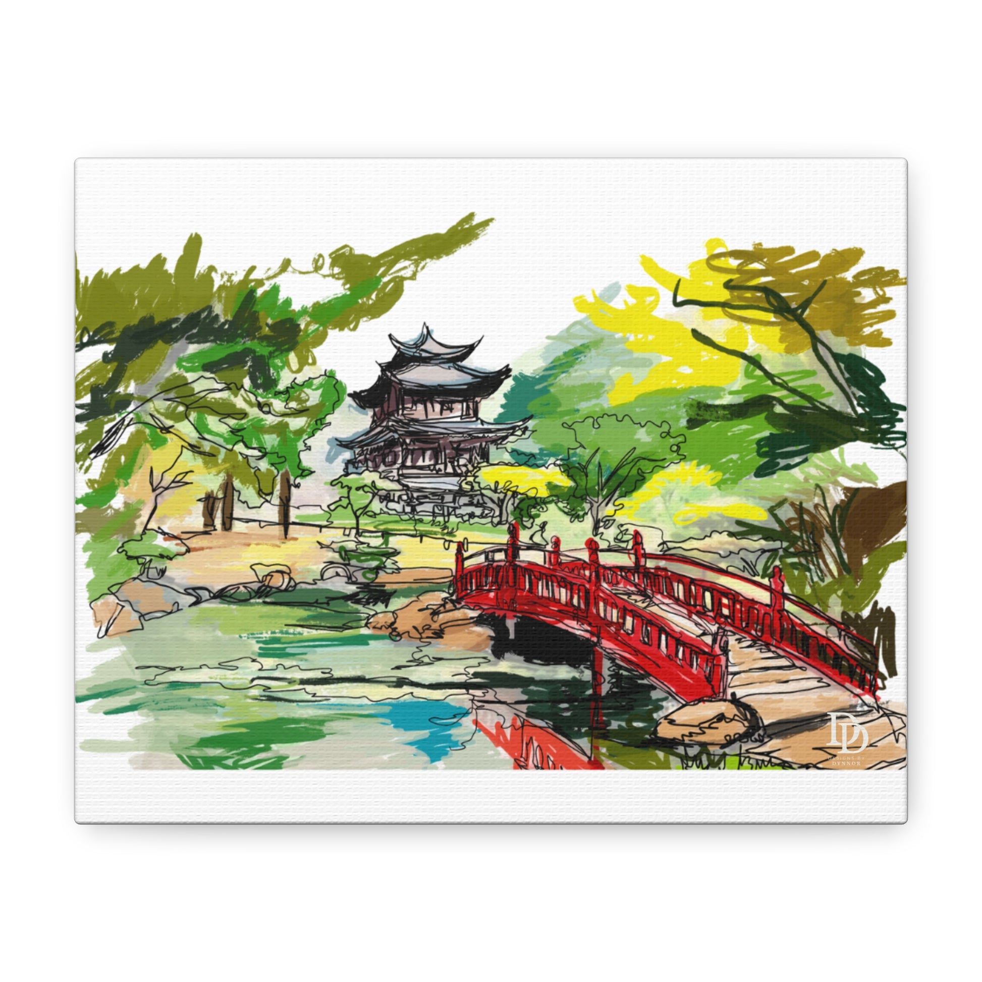 Kakehashi Matte Canvas, Stretched, 1.25"