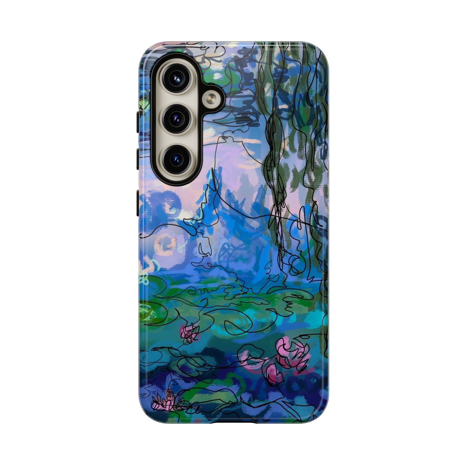 (Non-iphones) Tough Cases - Waterlilies