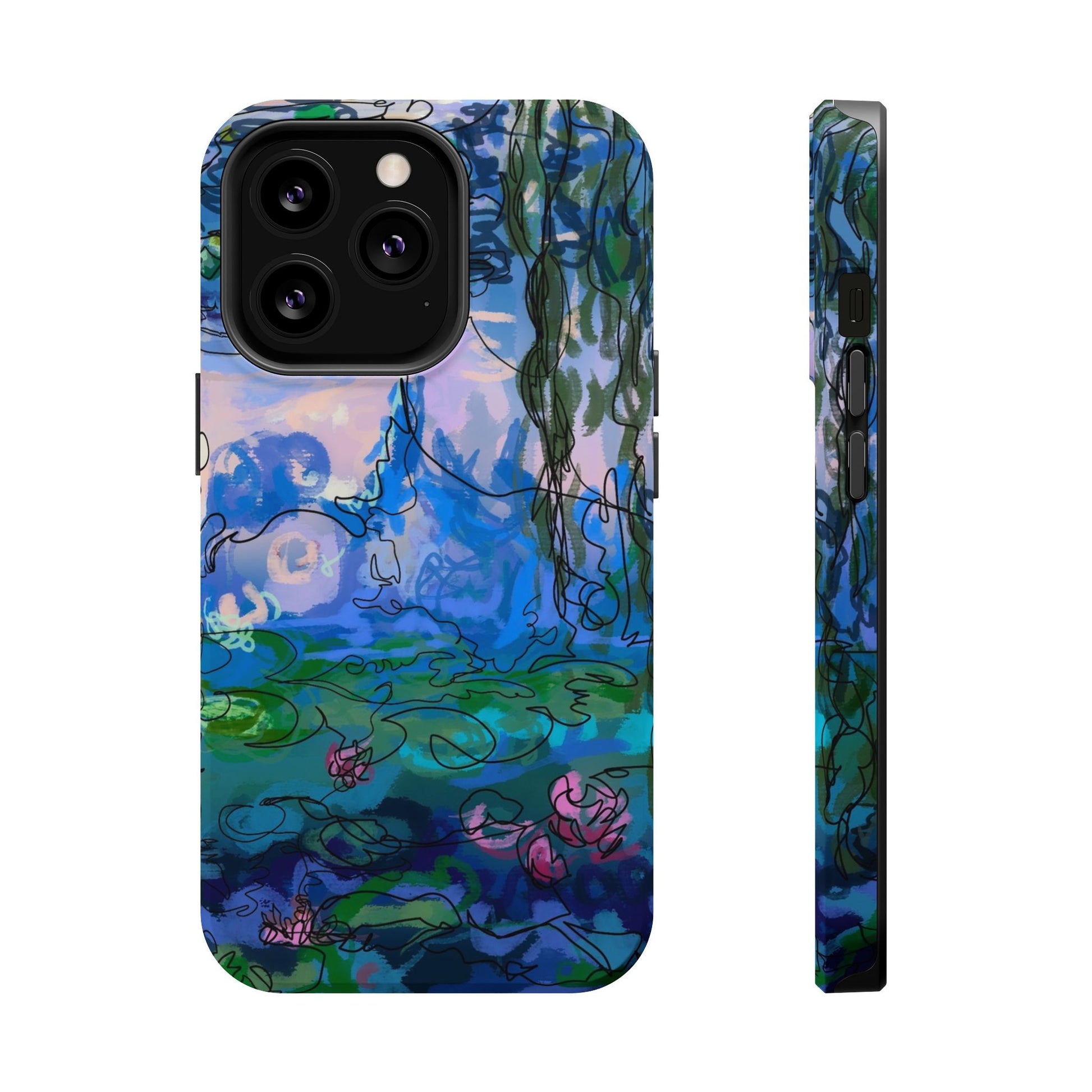 Magnetic Tough Cases - Waterlilies