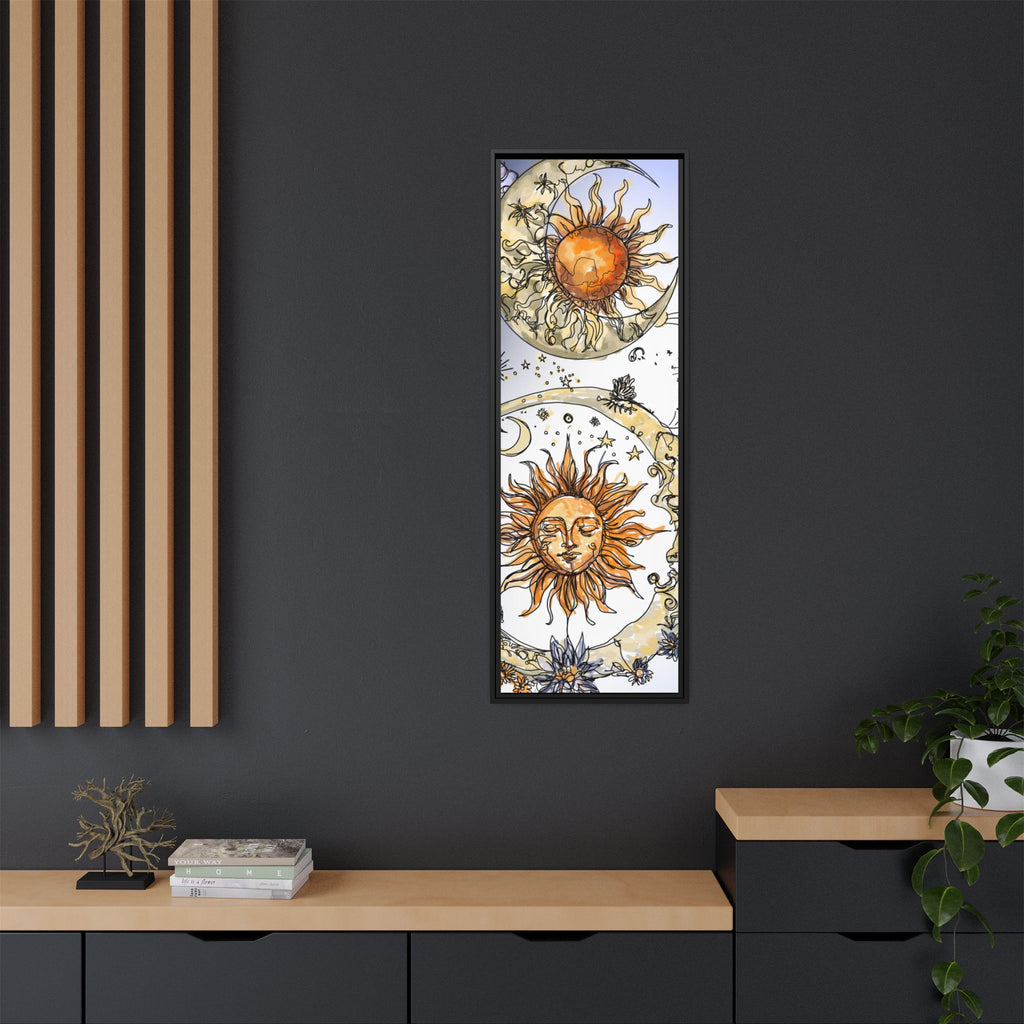 Celestial Matte Canvas, Framed (Multi-color)