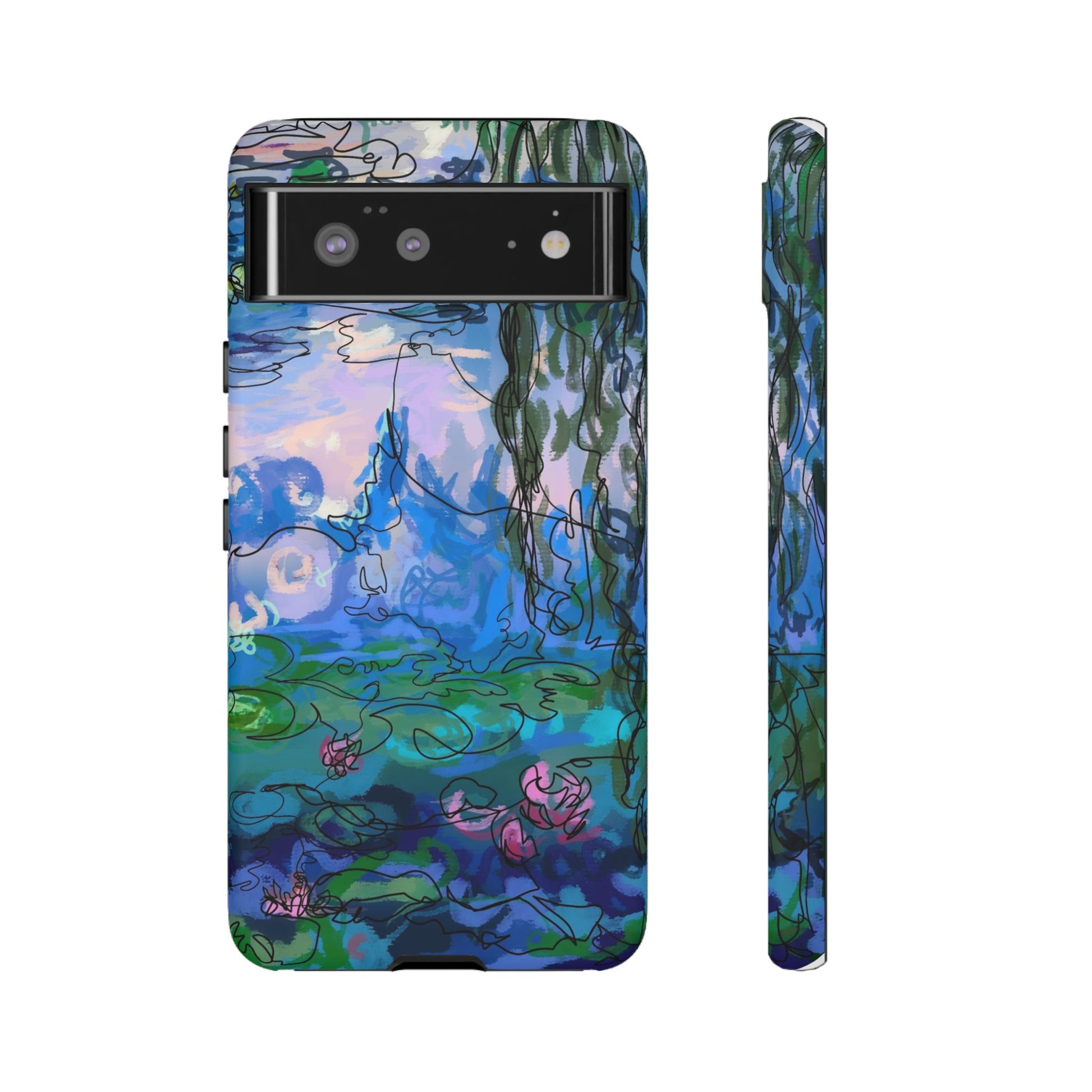 (Non-iphones) Tough Cases - Waterlilies