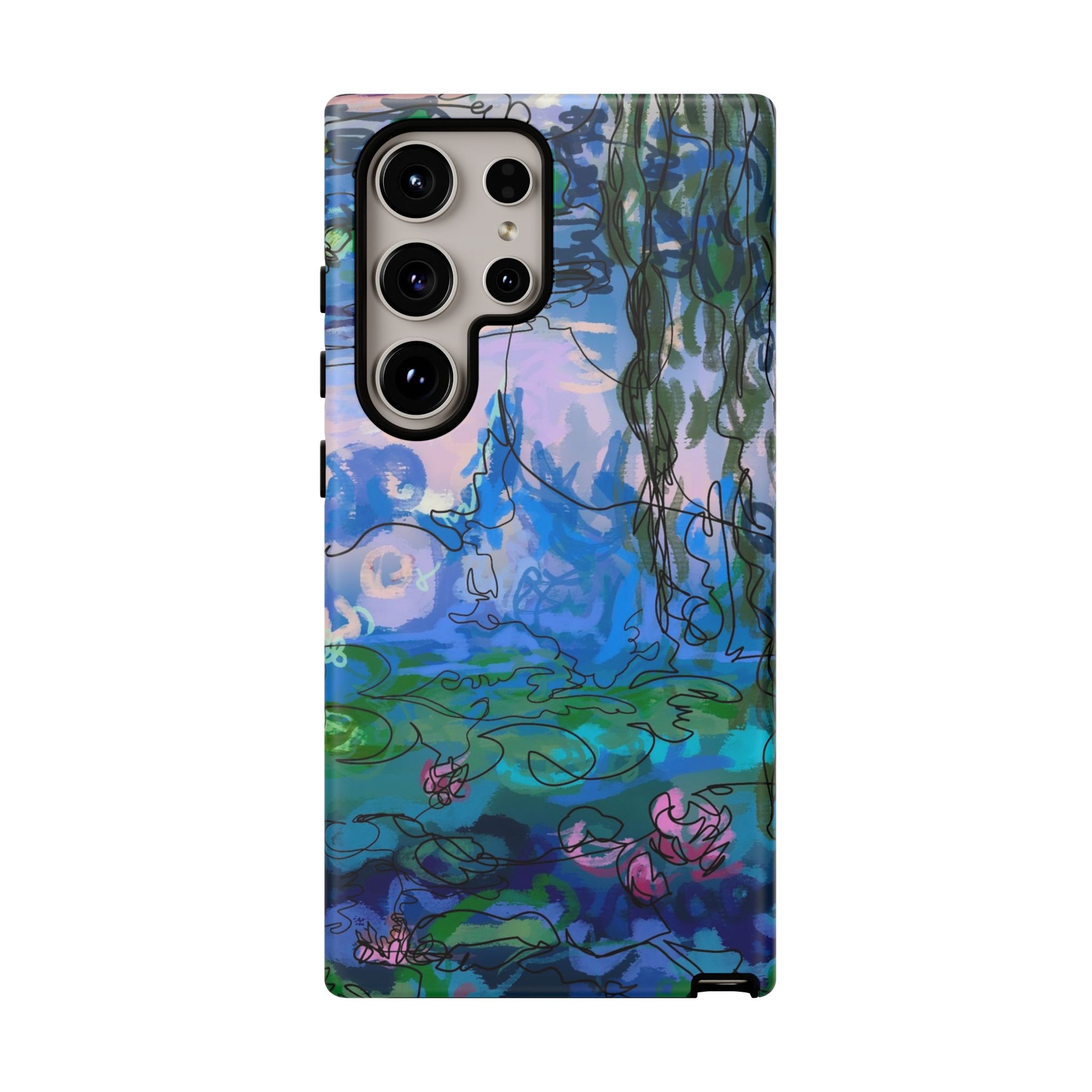 (Non-iphones) Tough Cases - Waterlilies