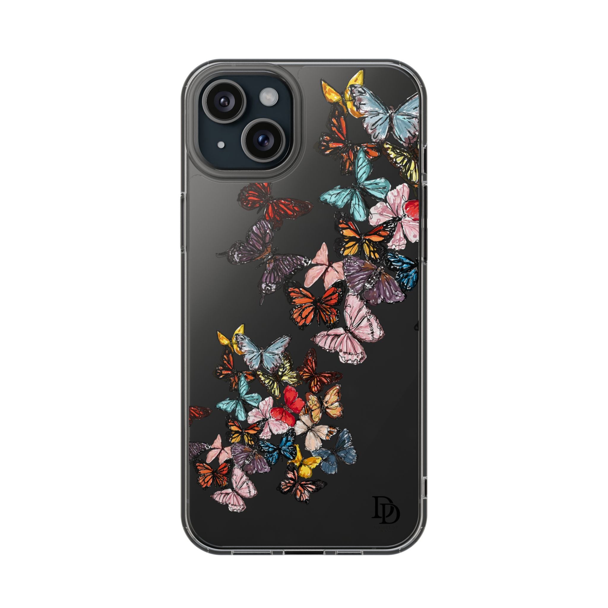Clear Butterfly Phone Cases