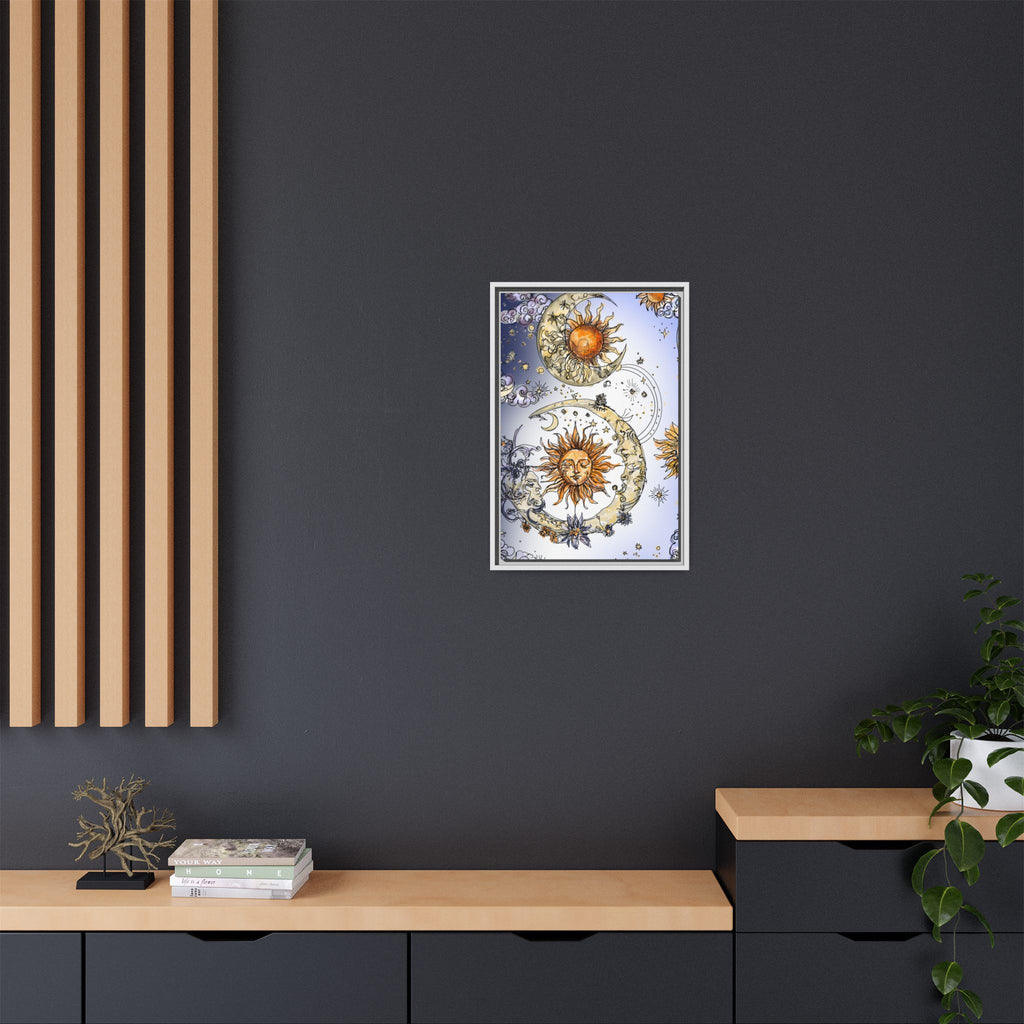 Celestial Matte Canvas, Framed (Multi-color)