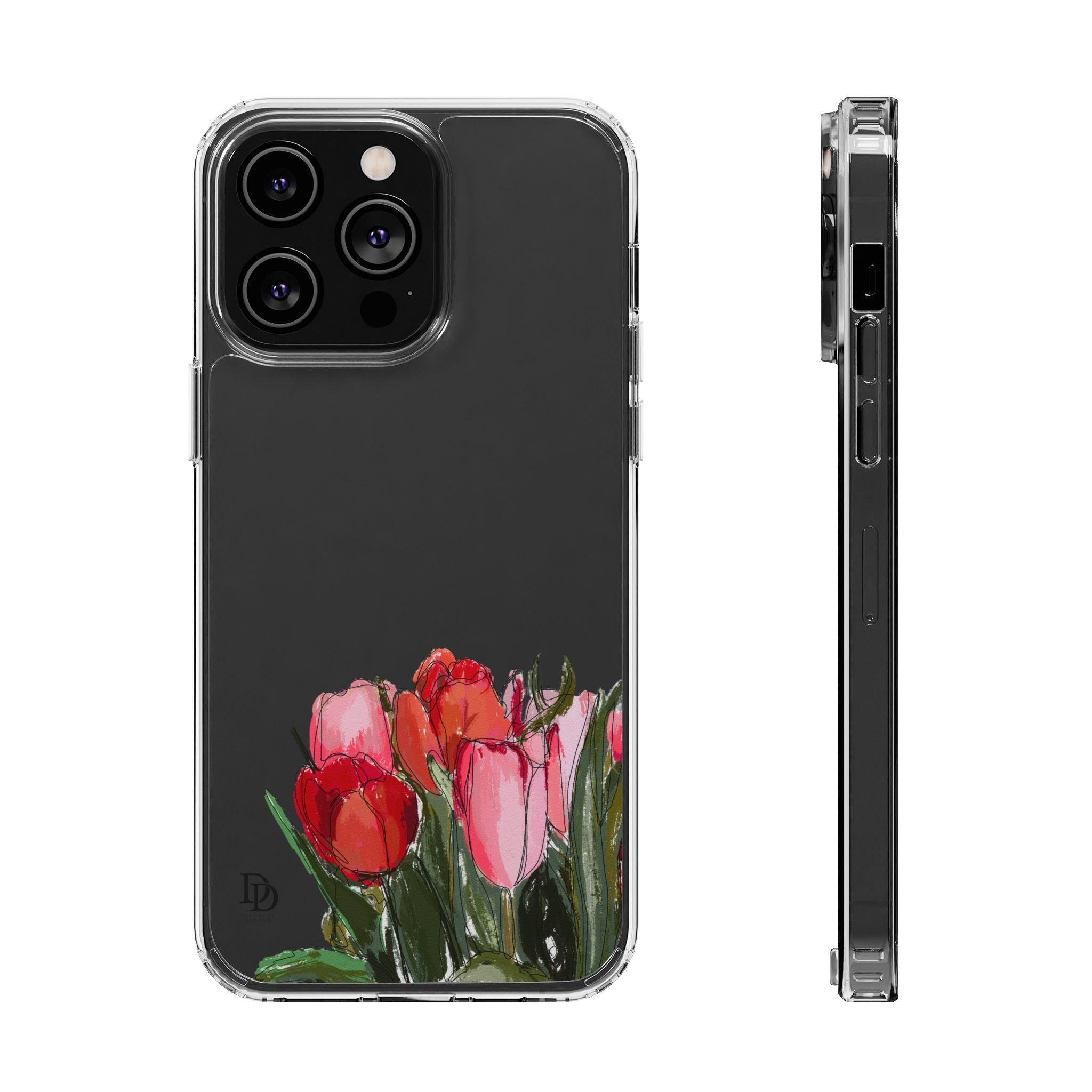 Dana's Tulips Clear Cases