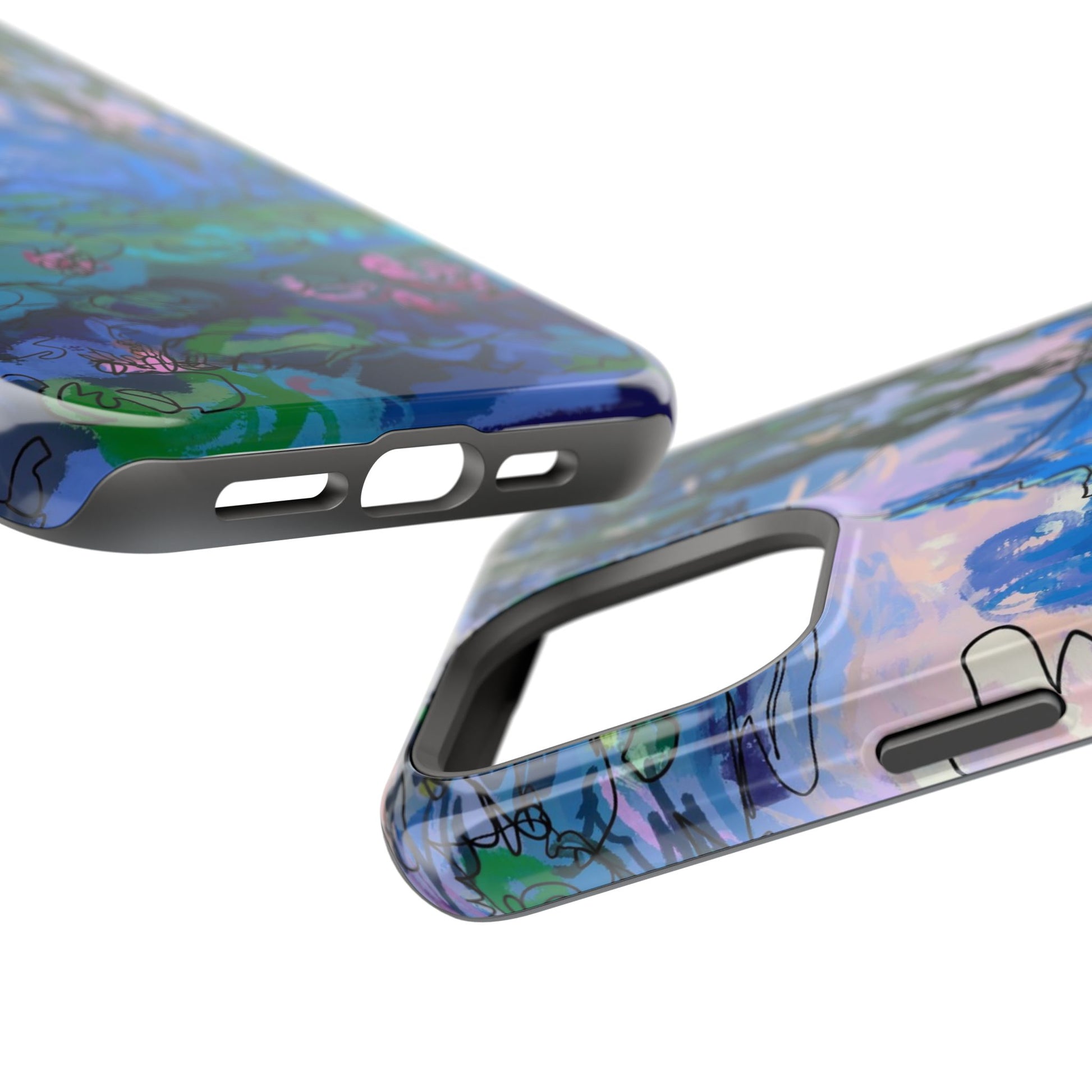 Magnetic Tough Cases - Waterlilies