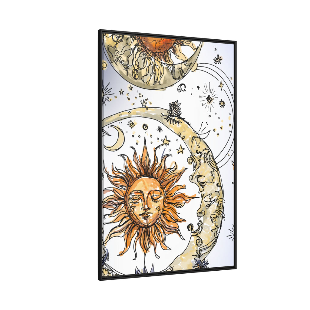Celestial Matte Canvas, Framed (Multi-color)