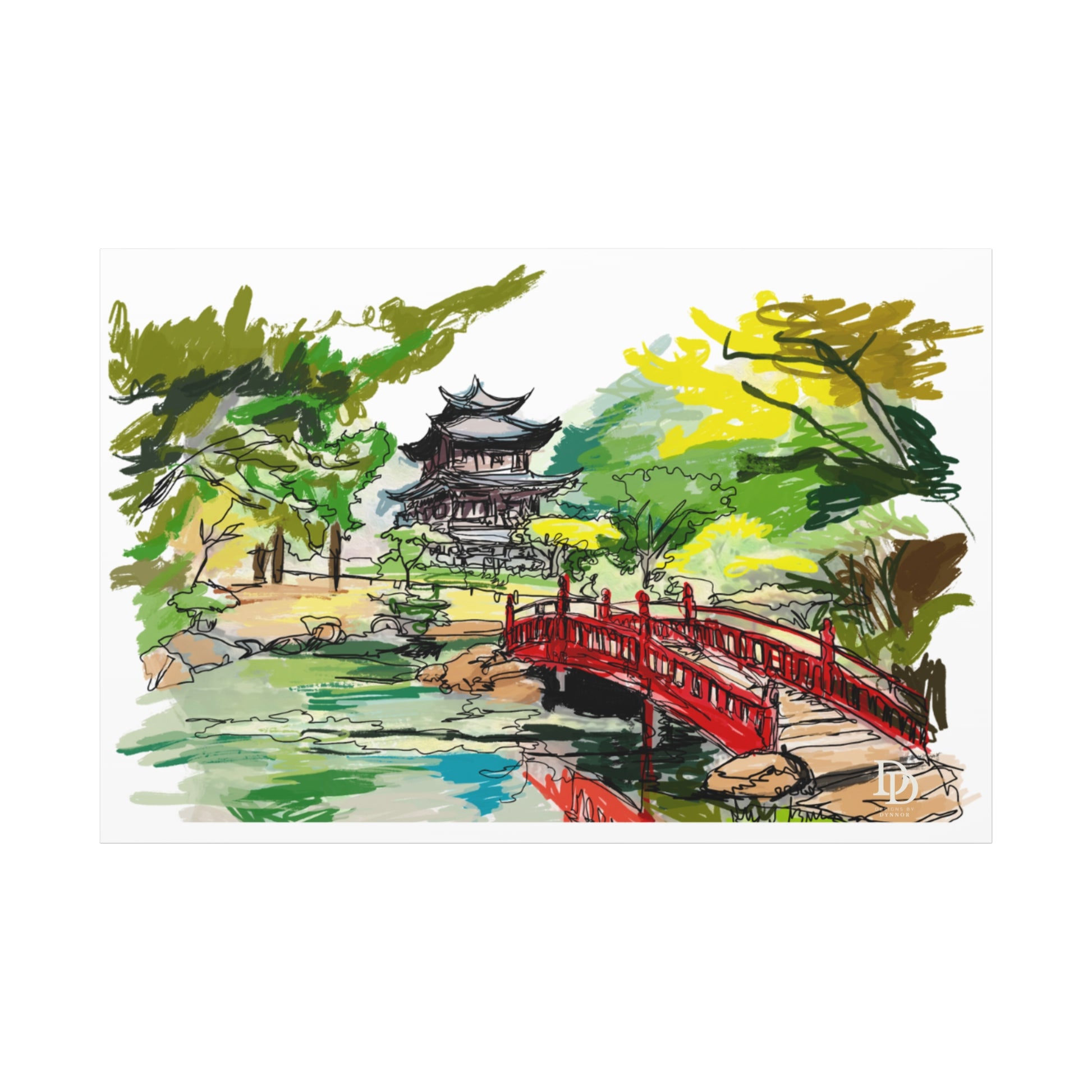 Kakehashi Matte Canvas, Stretched, 1.25"