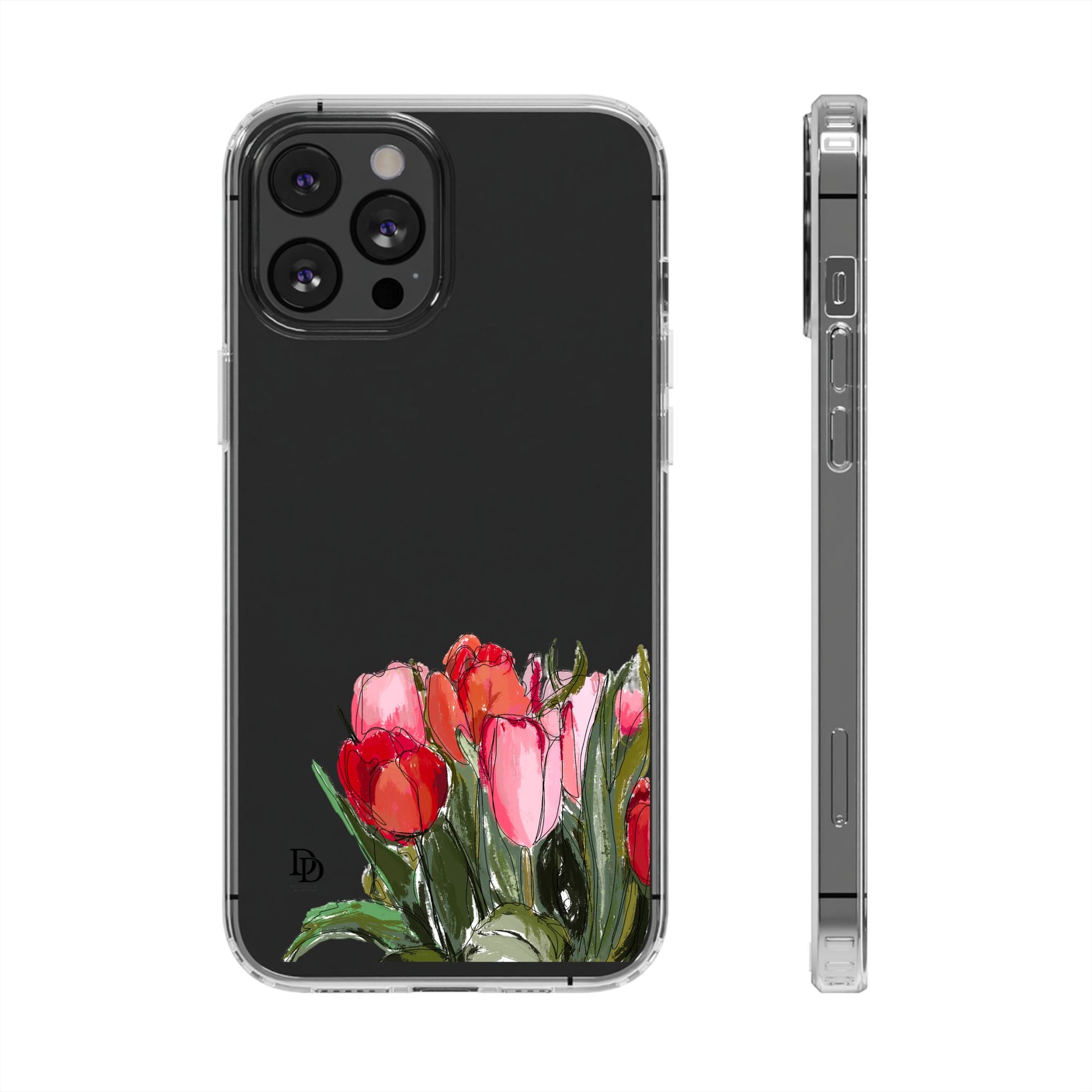 Dana's Tulips Clear Cases