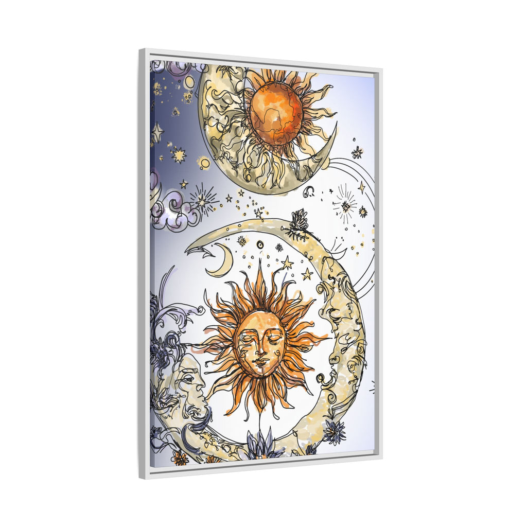 Celestial Matte Canvas, Framed (Multi-color)