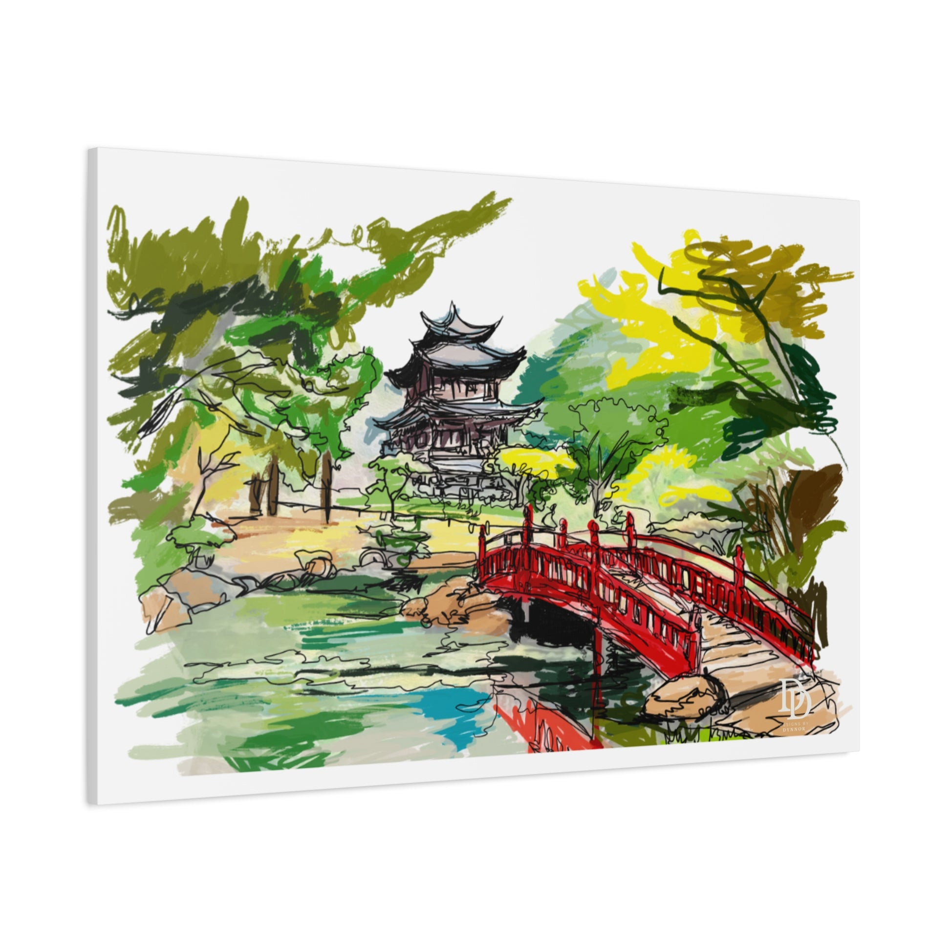 Kakehashi Matte Canvas, Stretched, 1.25"