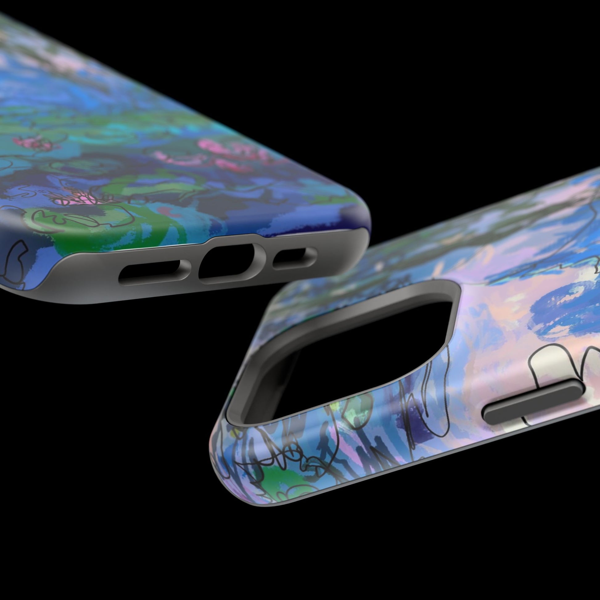Magnetic Tough Cases - Waterlilies