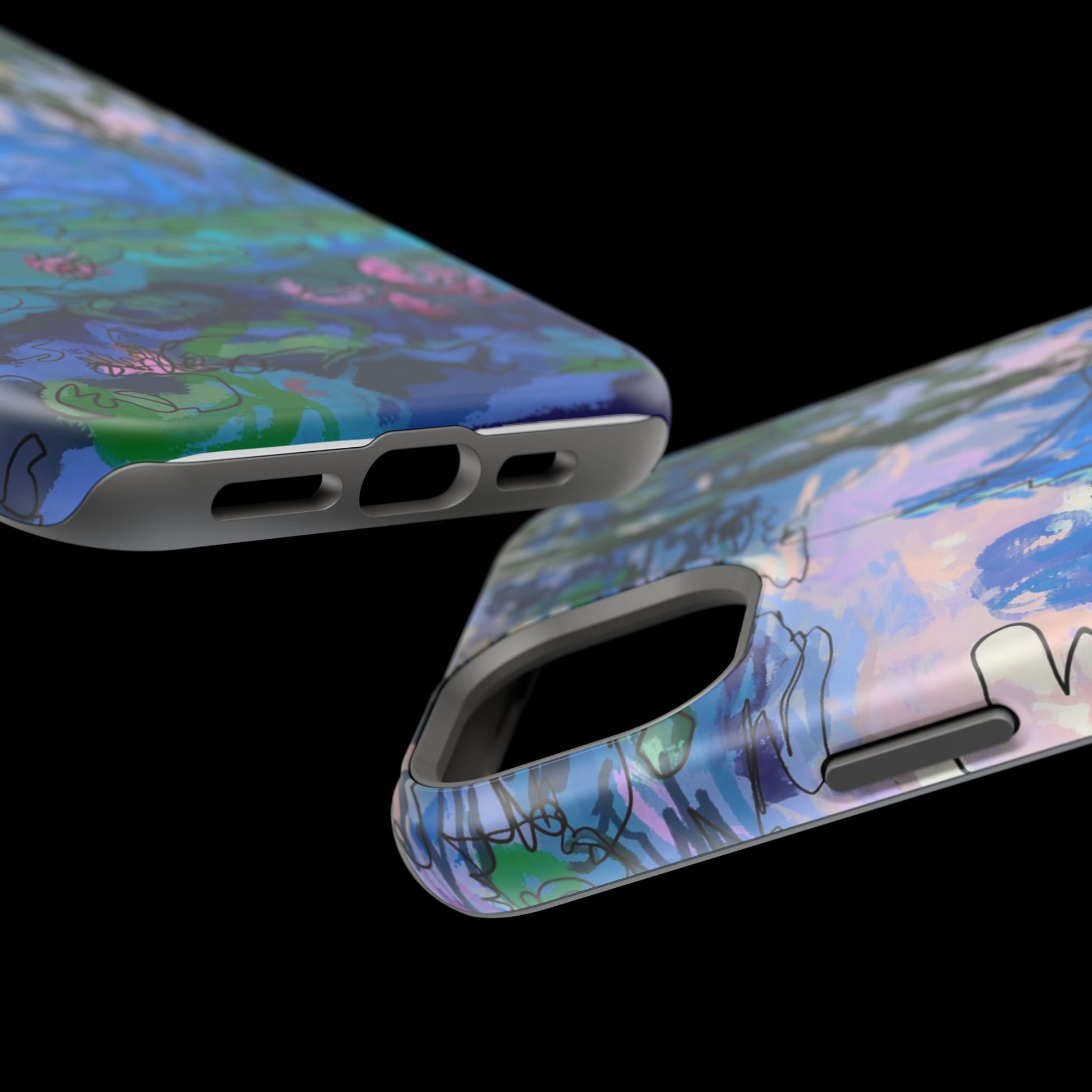 Magnetic Tough Cases - Waterlilies