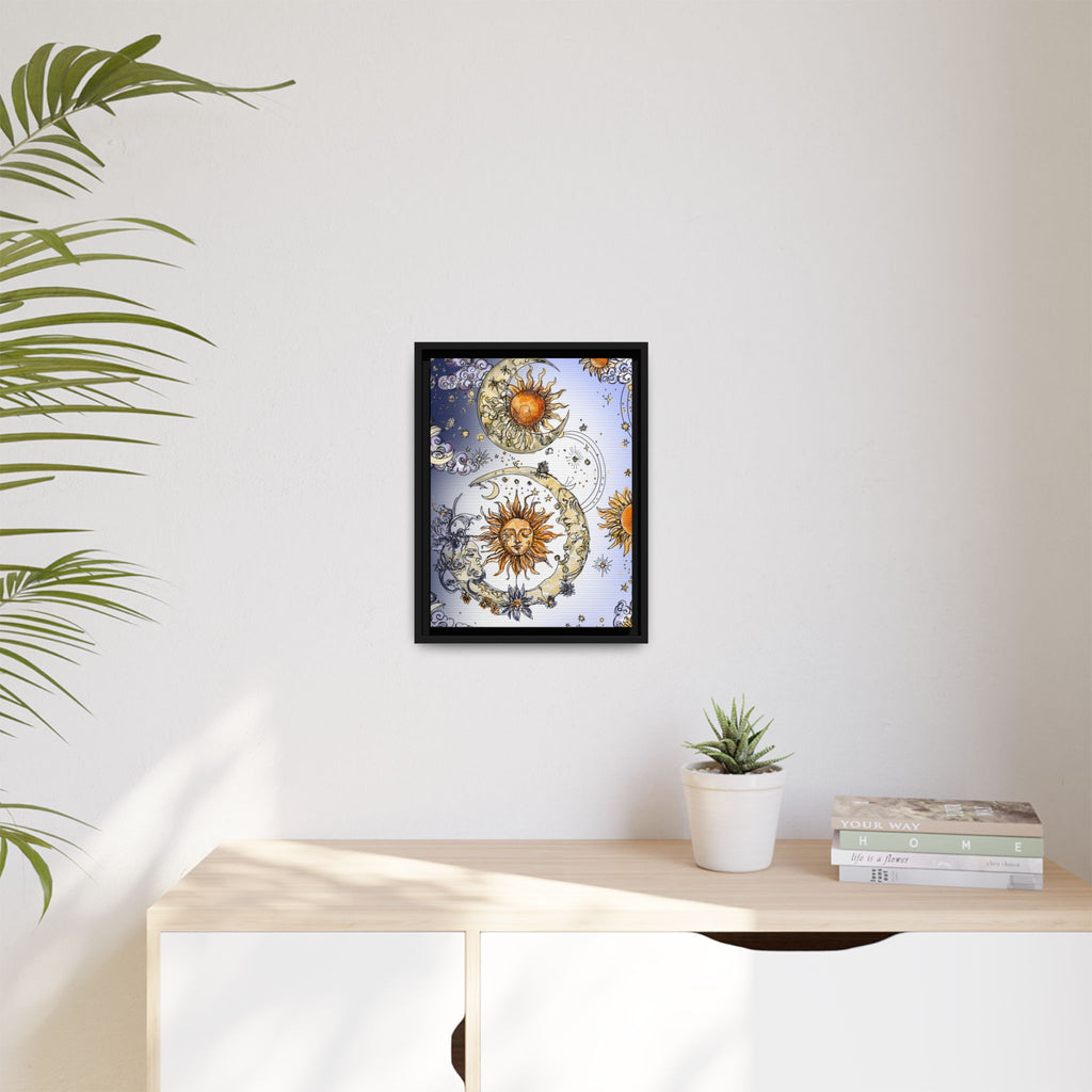 Celestial Matte Canvas, Framed (Multi-color)