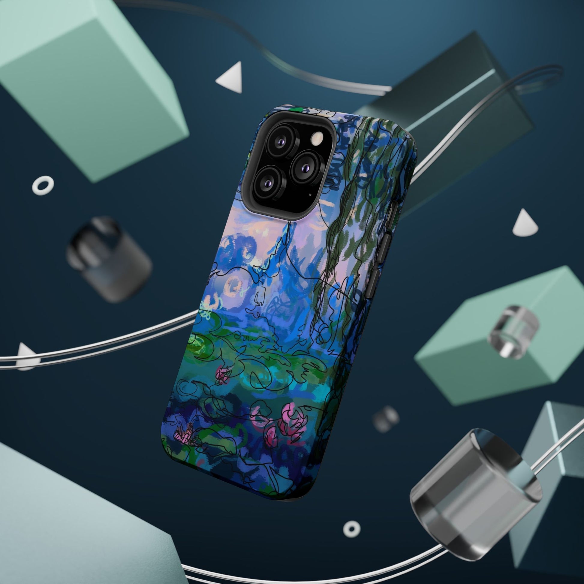 Magnetic Tough Cases - Waterlilies