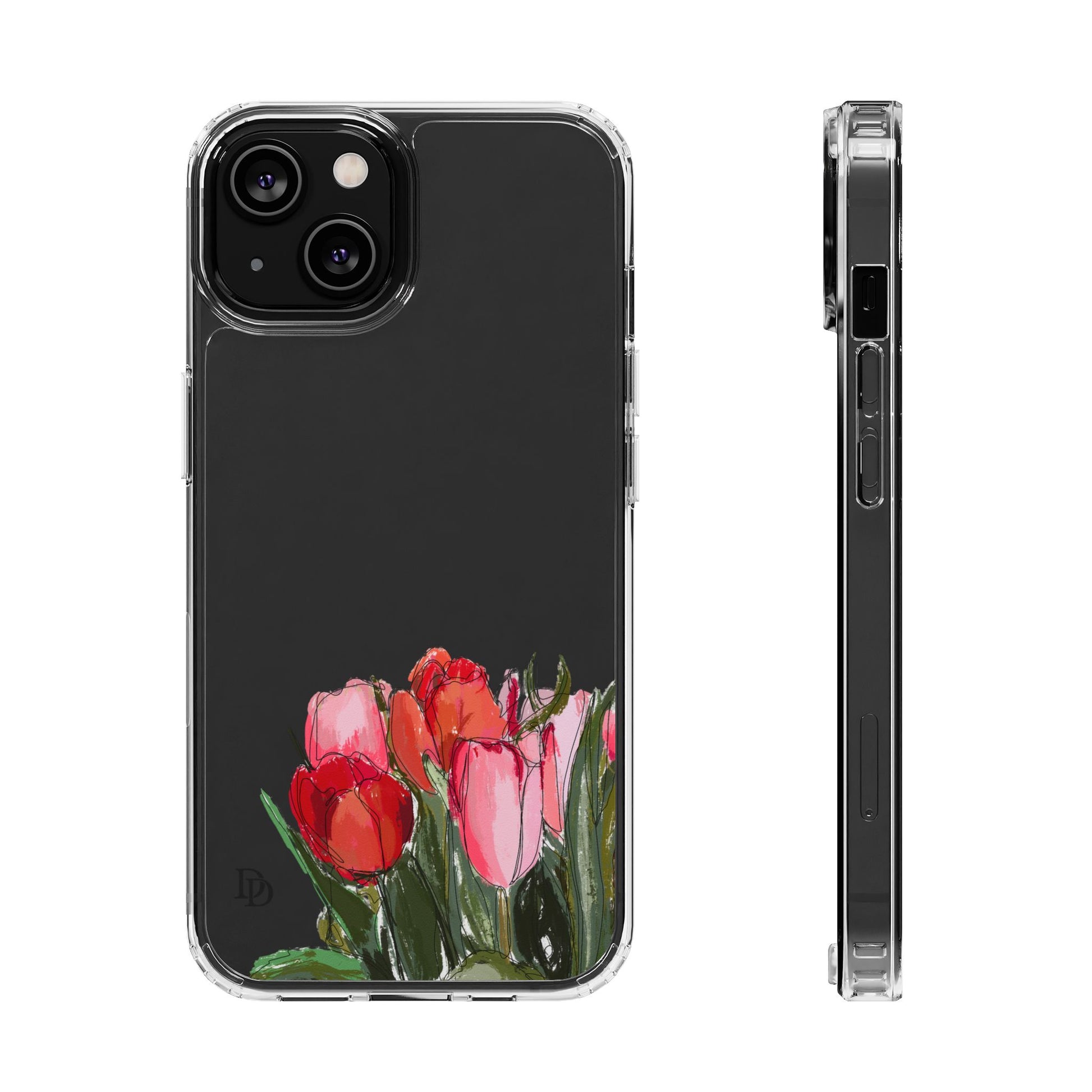 Dana's Tulips Clear Cases
