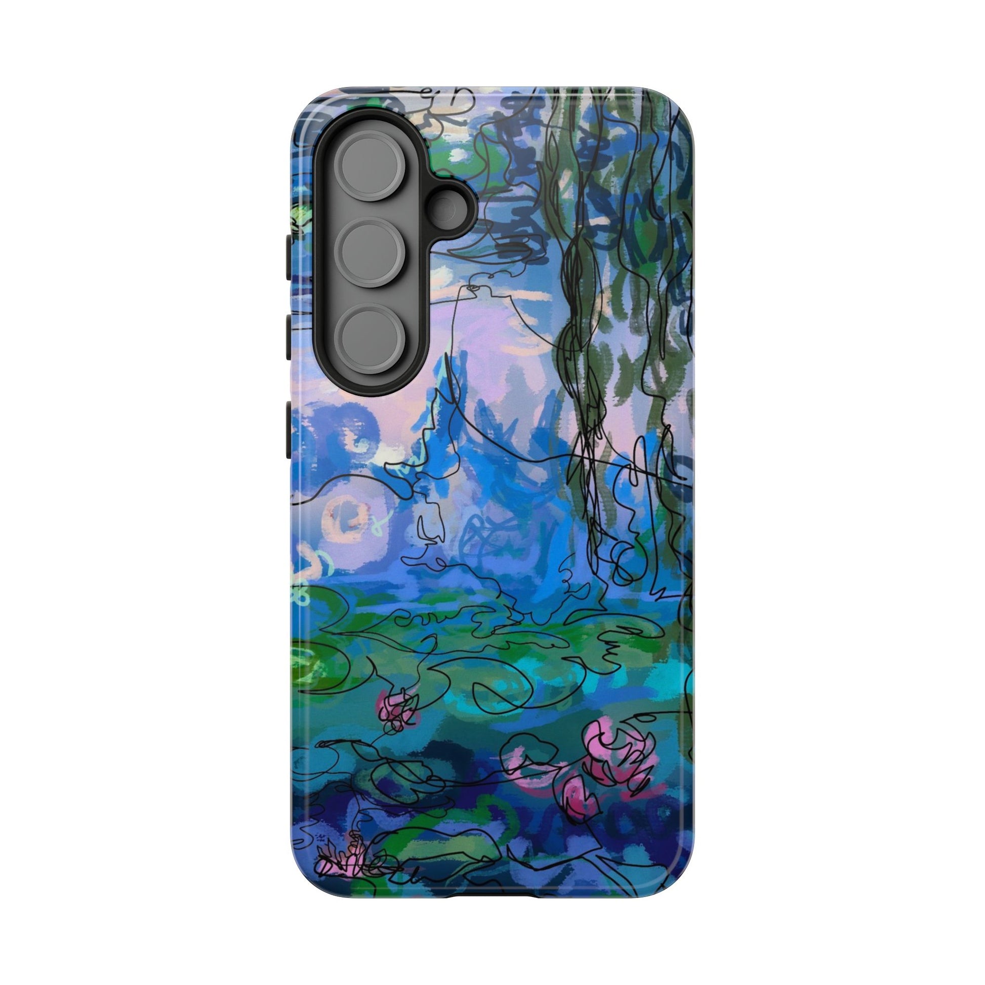 (Non-iphones) Tough Cases - Waterlilies