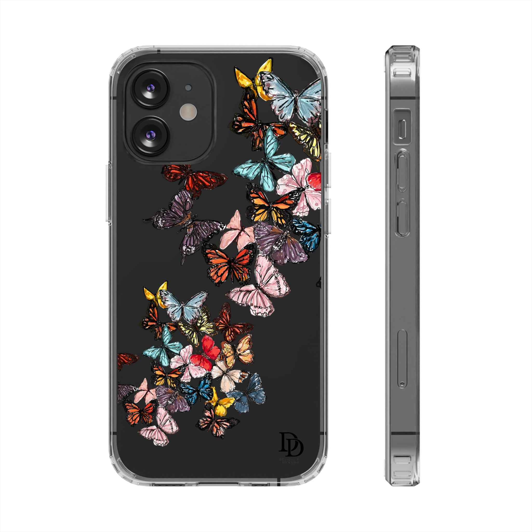Clear Butterfly Phone Cases