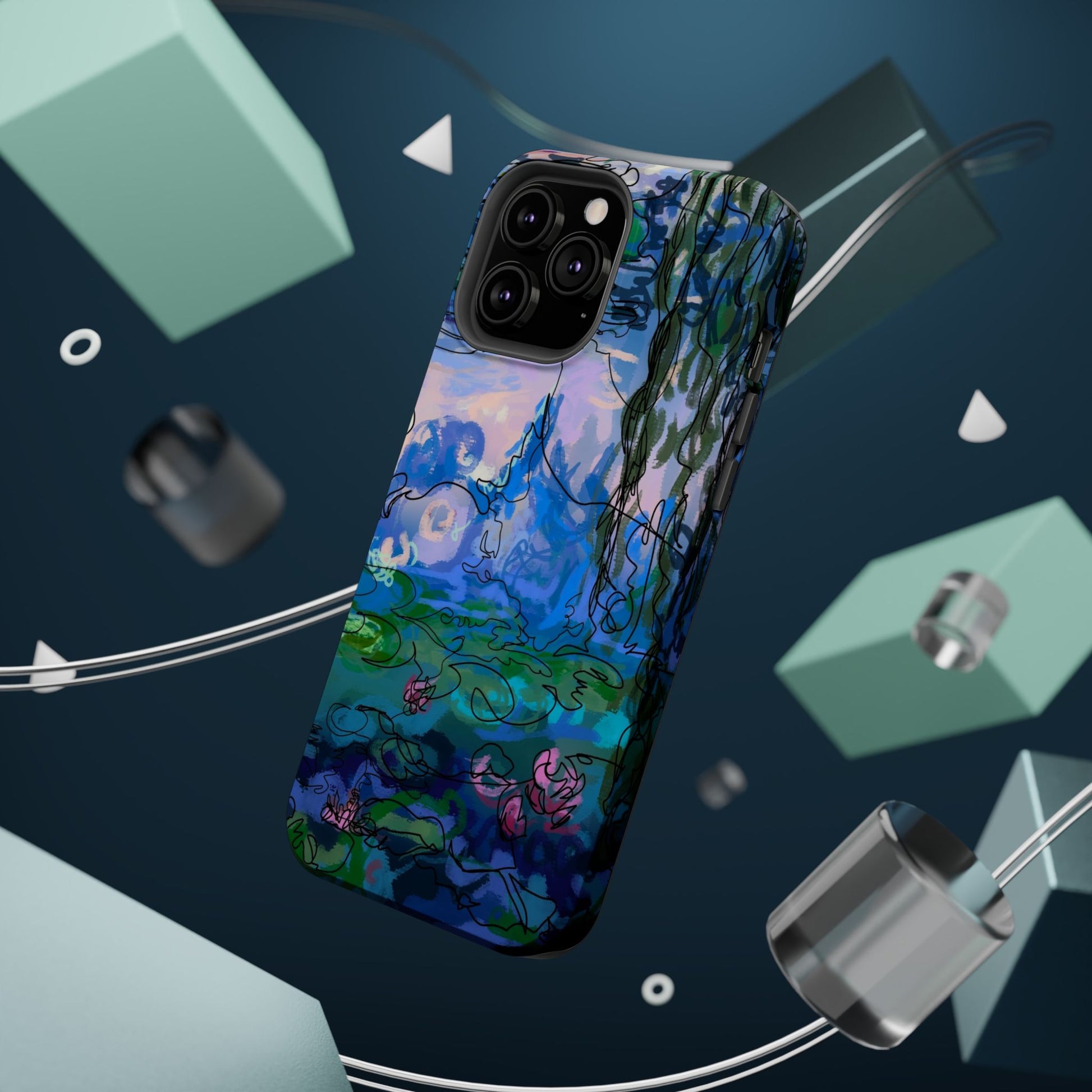Magnetic Tough Cases - Waterlilies