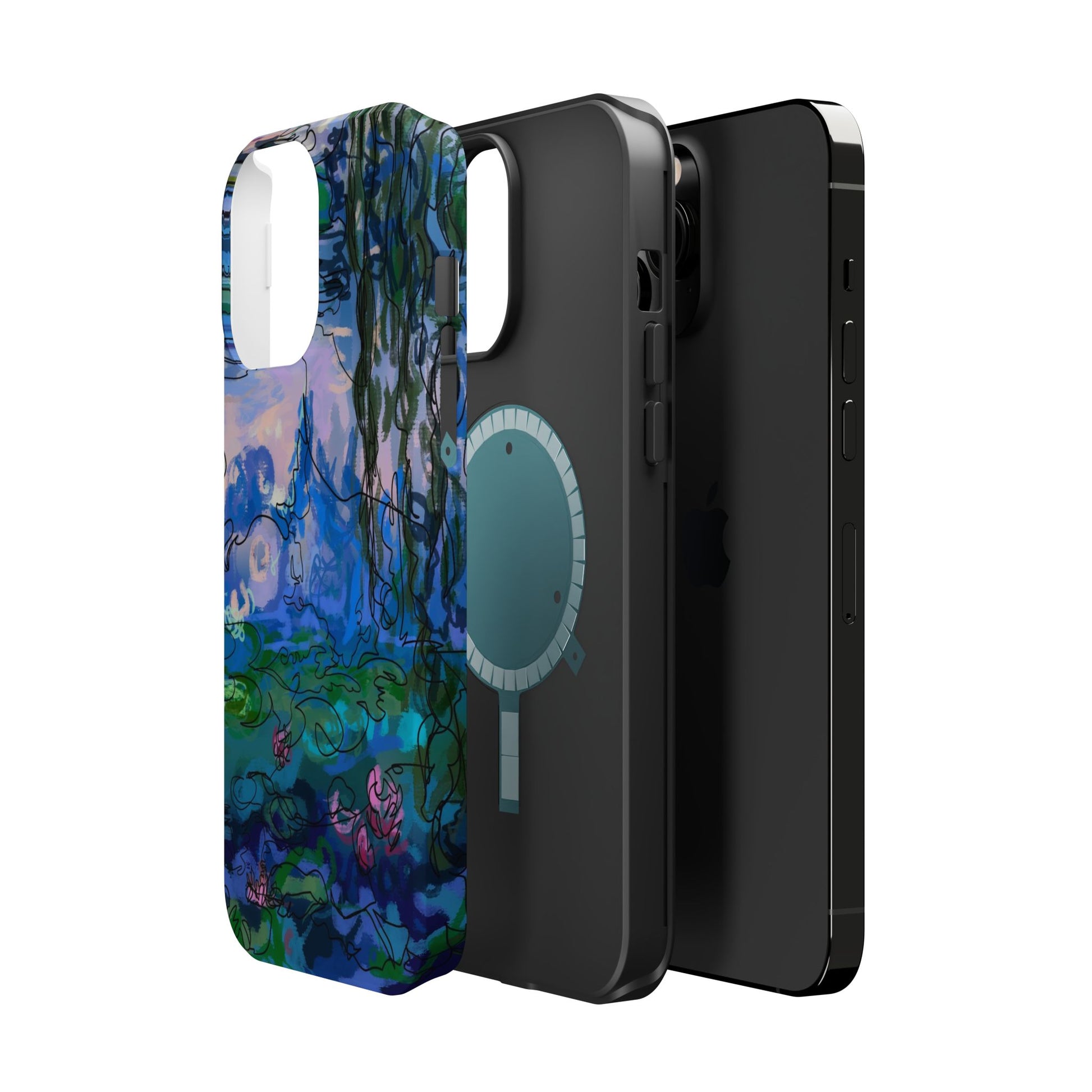 Magnetic Tough Cases - Waterlilies