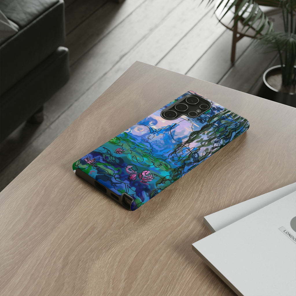 (Non-iphones) Tough Cases - Waterlilies