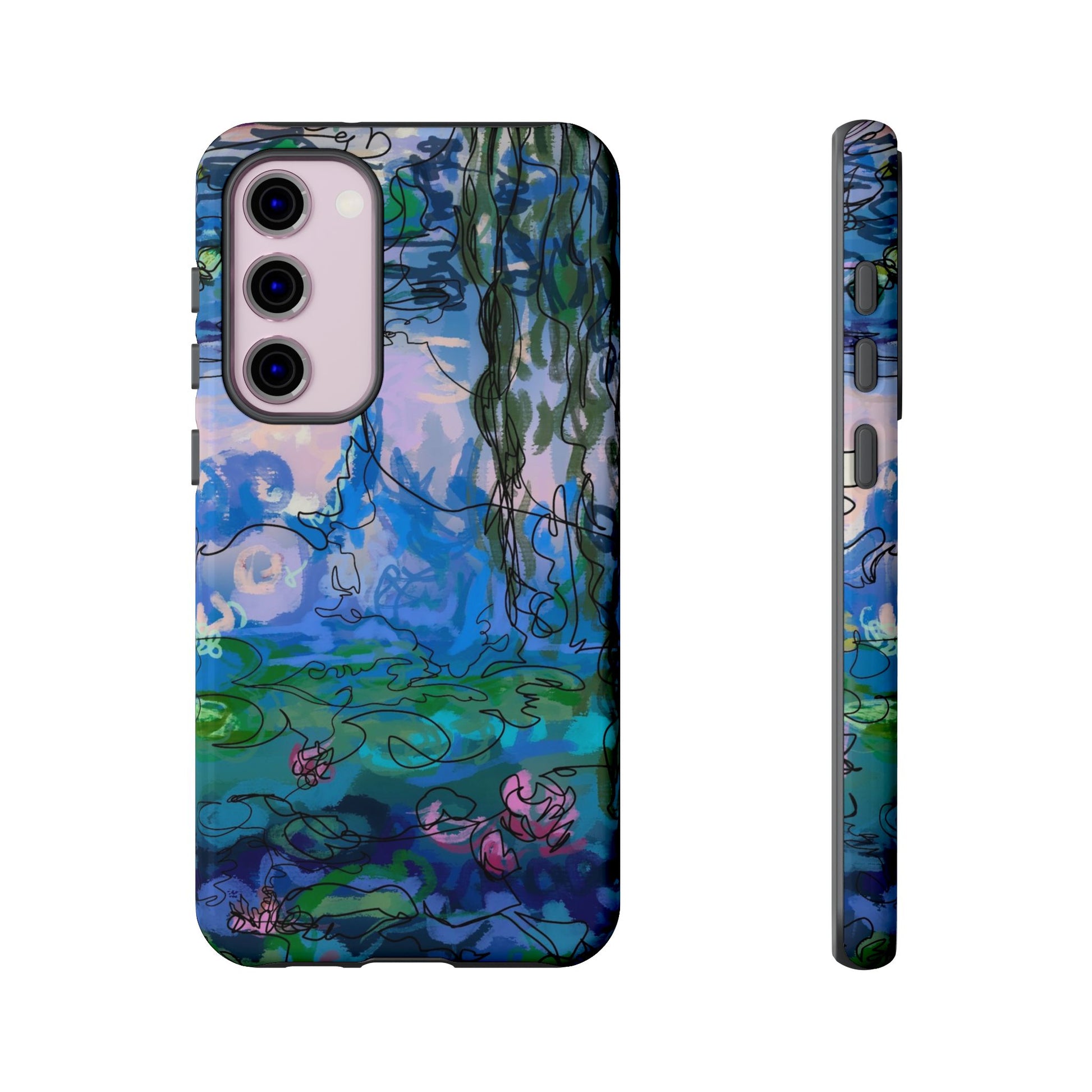 (Non-iphones) Tough Cases - Waterlilies