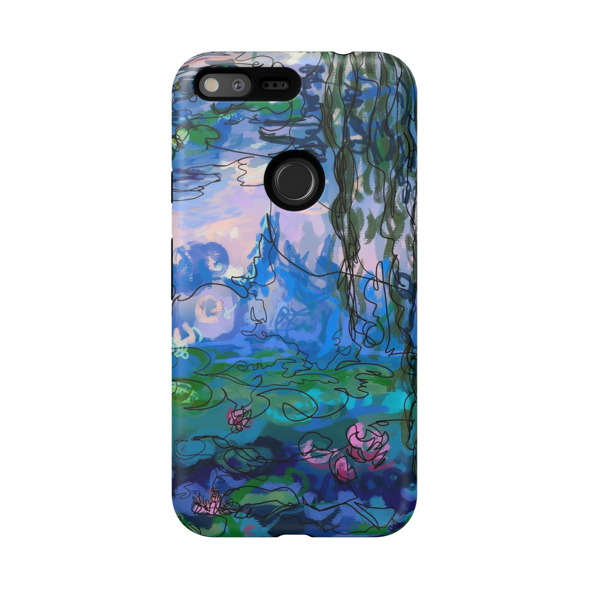(Non-iphones) Tough Cases - Waterlilies