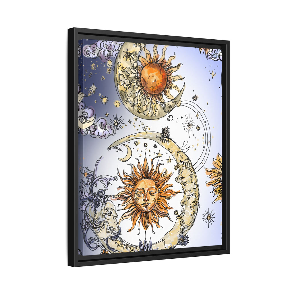 Celestial Matte Canvas, Framed (Multi-color)