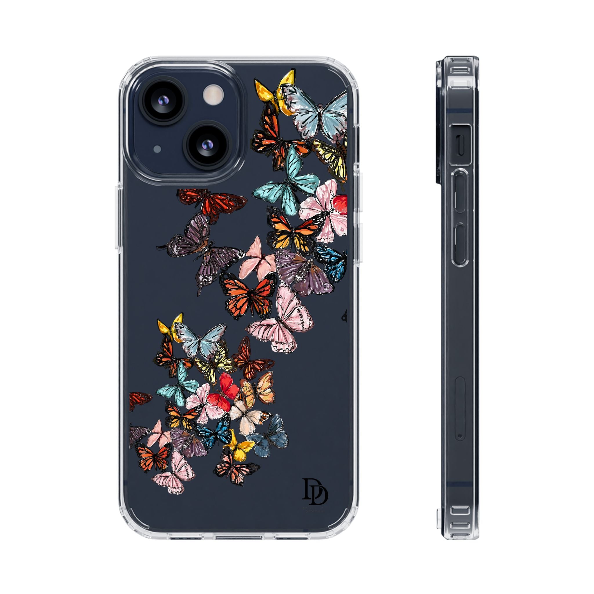 Clear Butterfly Phone Cases