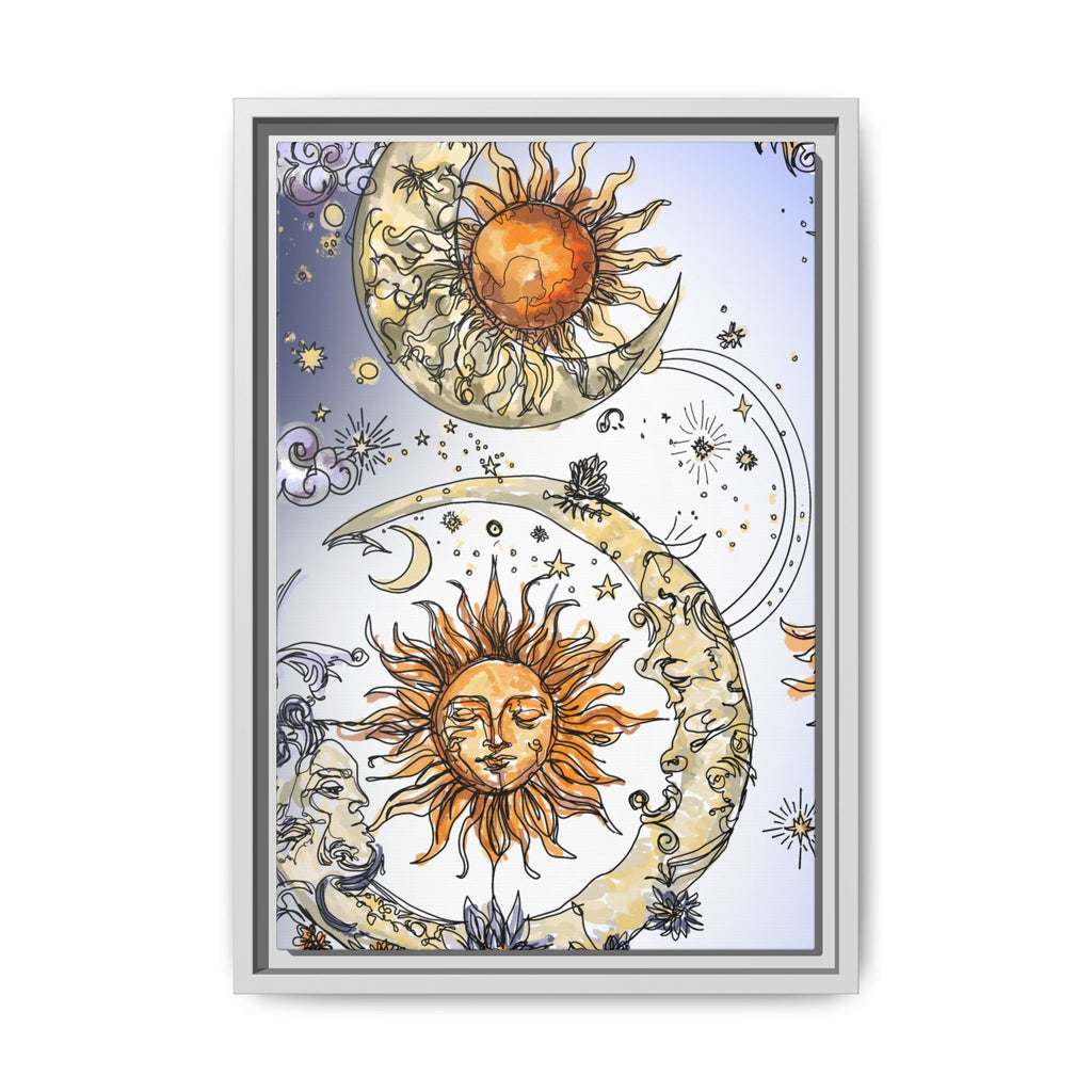 Celestial Matte Canvas, Framed (Multi-color)