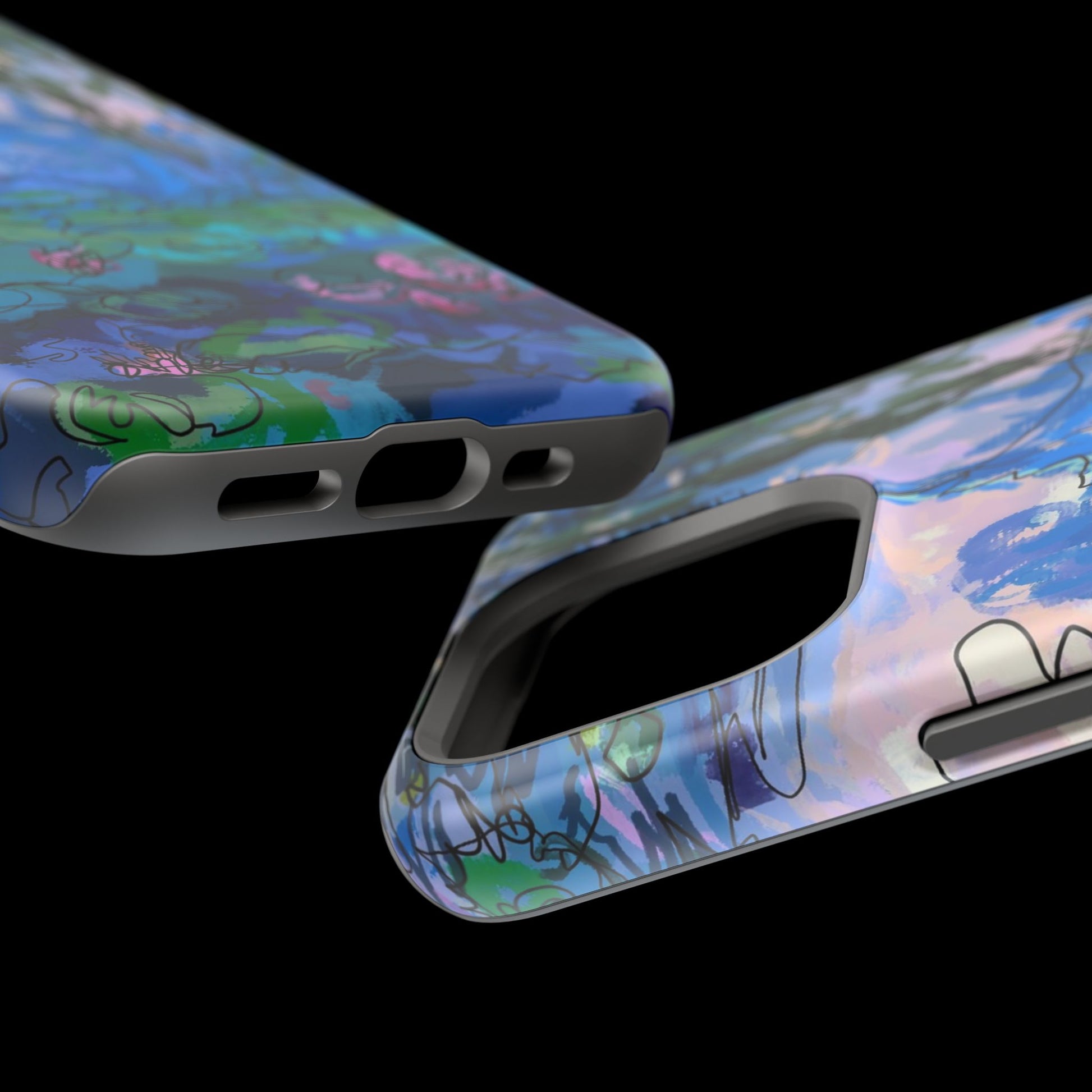 Magnetic Tough Cases - Waterlilies