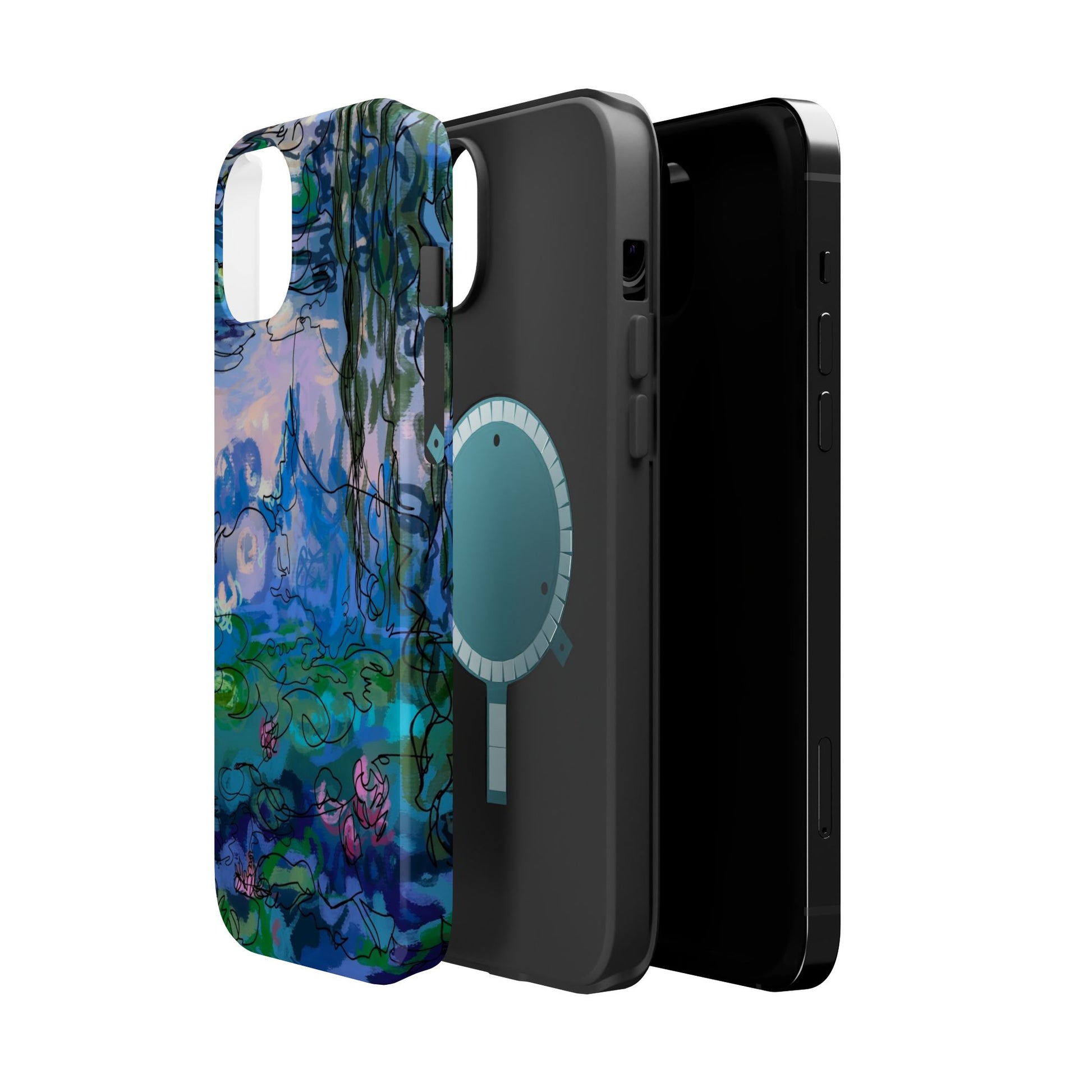 Magnetic Tough Cases - Waterlilies