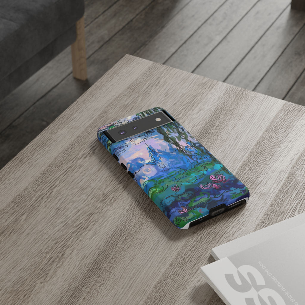 (Non-iphones) Tough Cases - Waterlilies