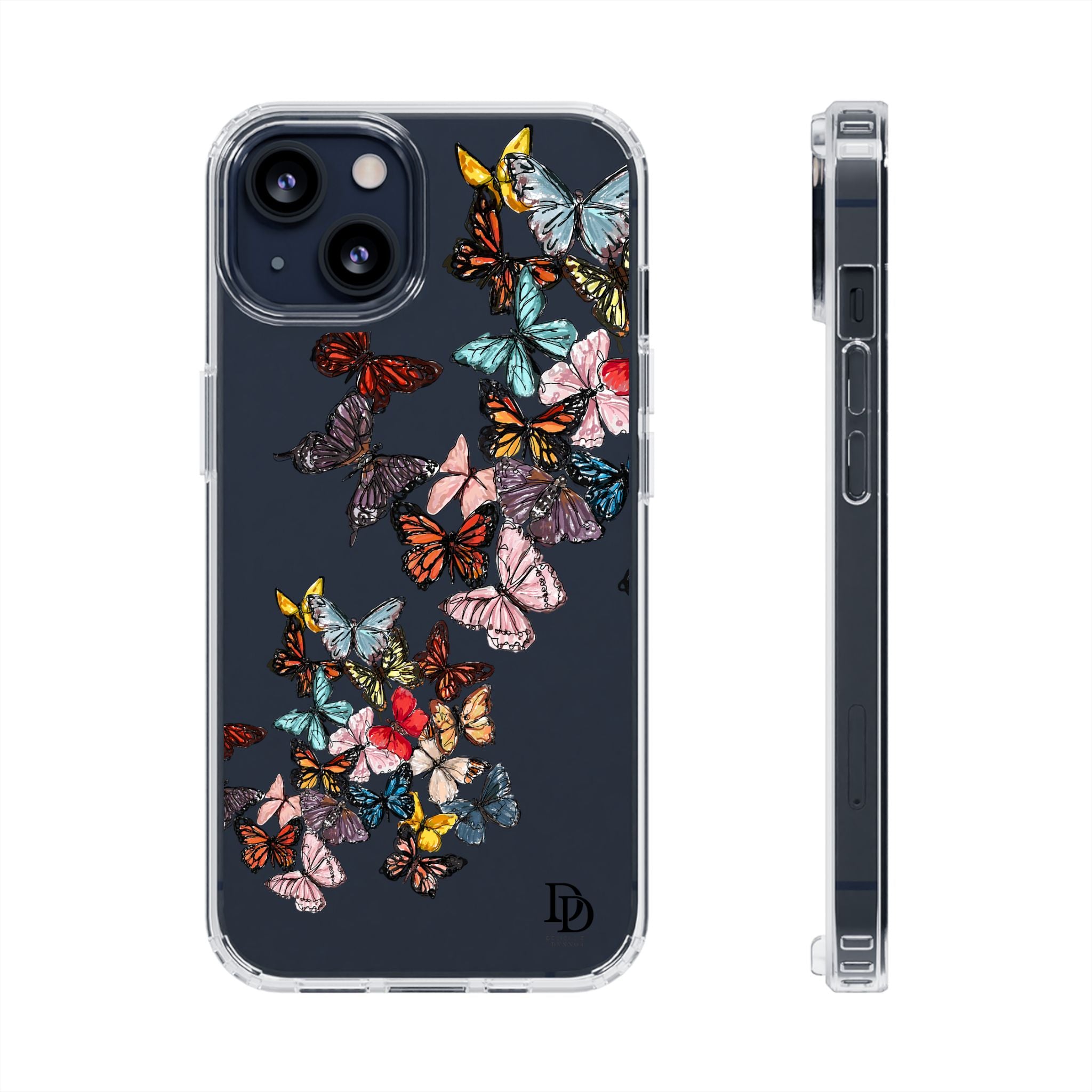 Clear Butterfly Phone Cases