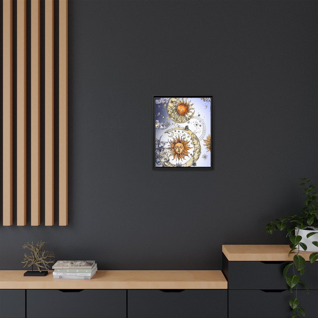 Celestial Matte Canvas, Framed (Multi-color)