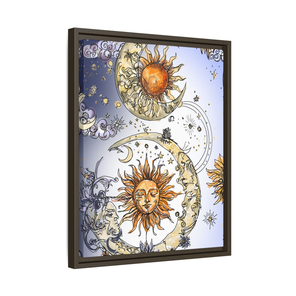 Celestial Matte Canvas, Framed (Multi-color)