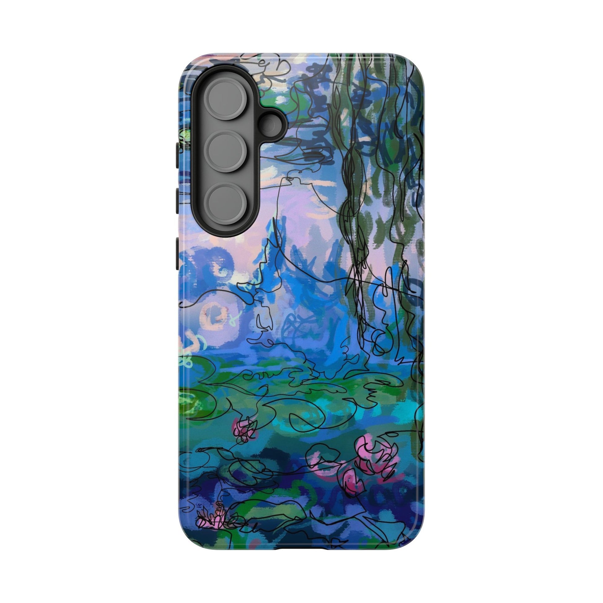(Non-iphones) Tough Cases - Waterlilies