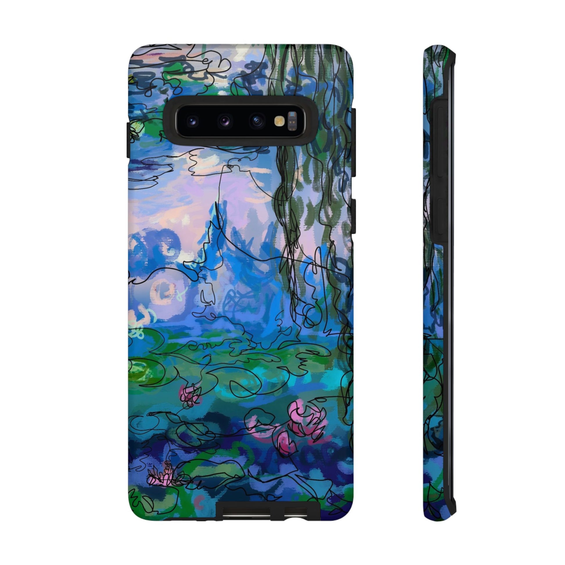 (Non-iphones) Tough Cases - Waterlilies