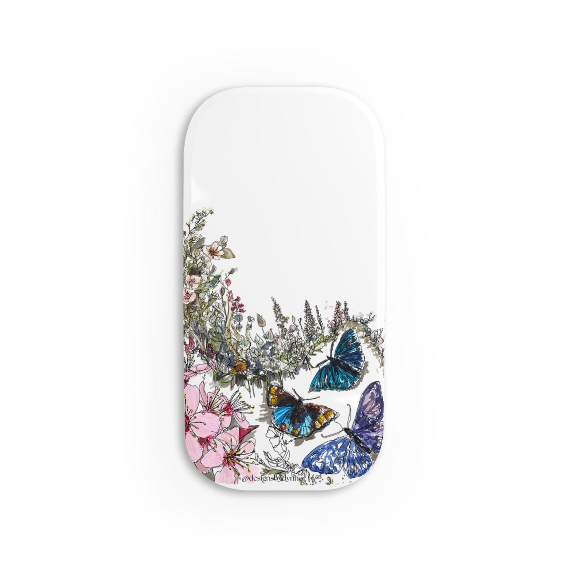 Phone Click-On Grip - Garden