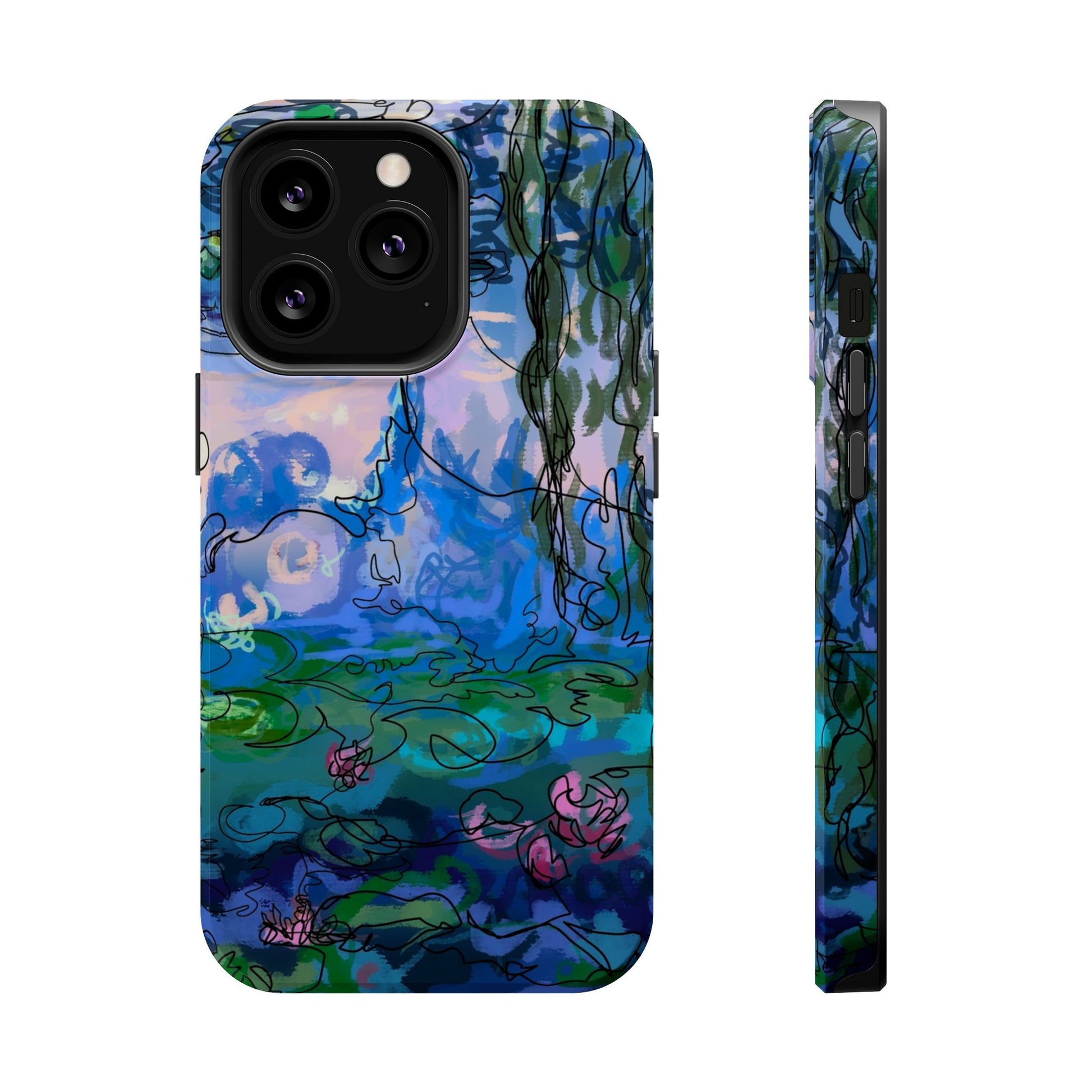 Magnetic Tough Cases - Waterlilies