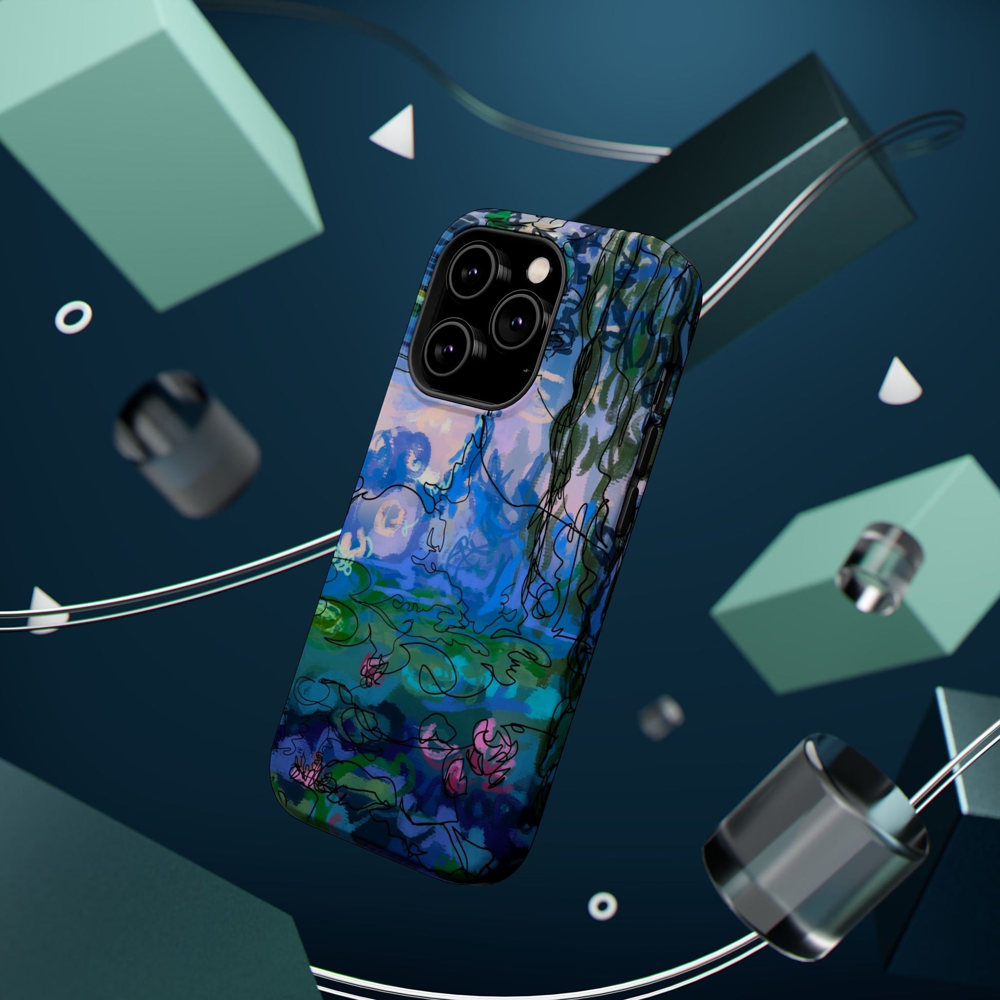 Magnetic Tough Cases - Waterlilies