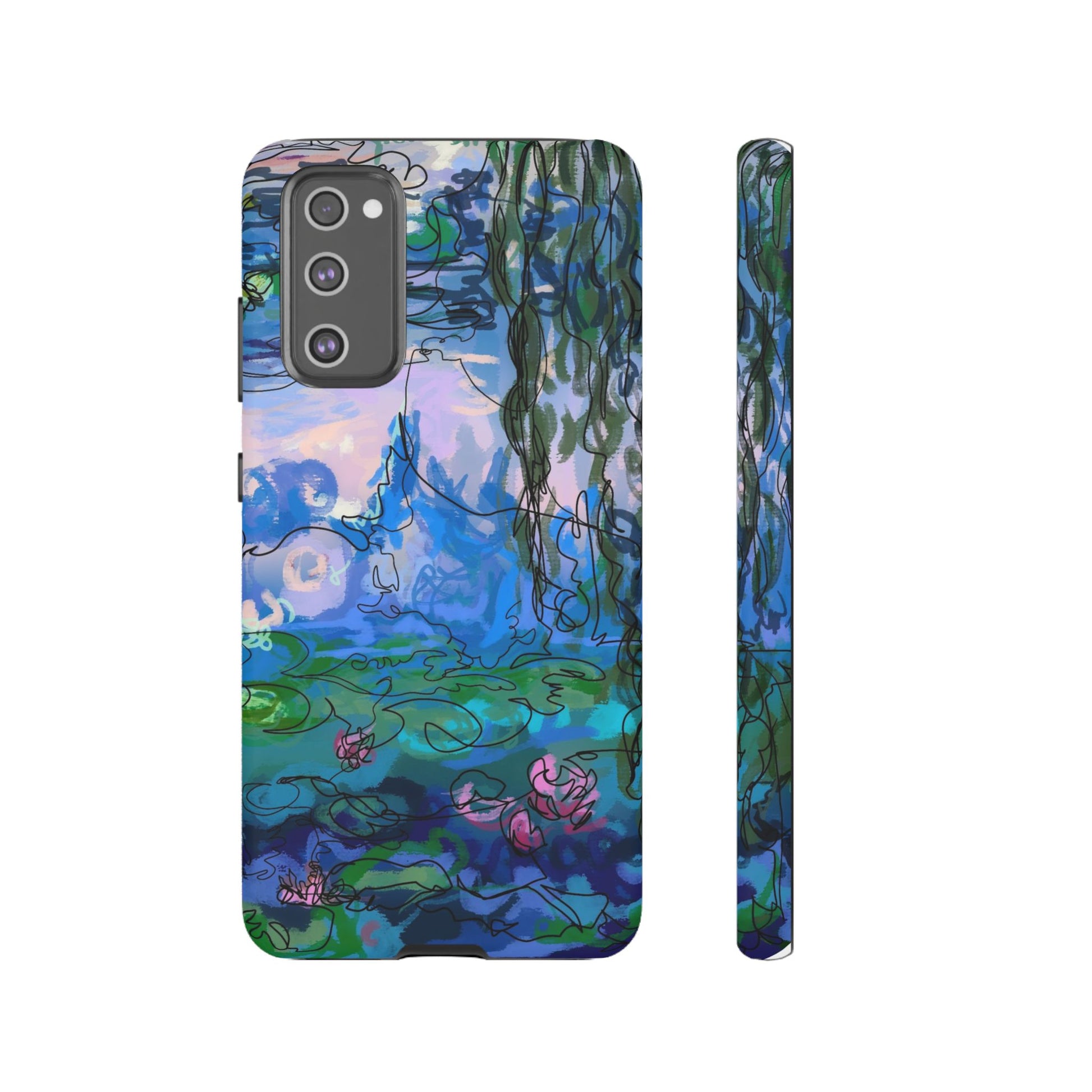 (Non-iphones) Tough Cases - Waterlilies