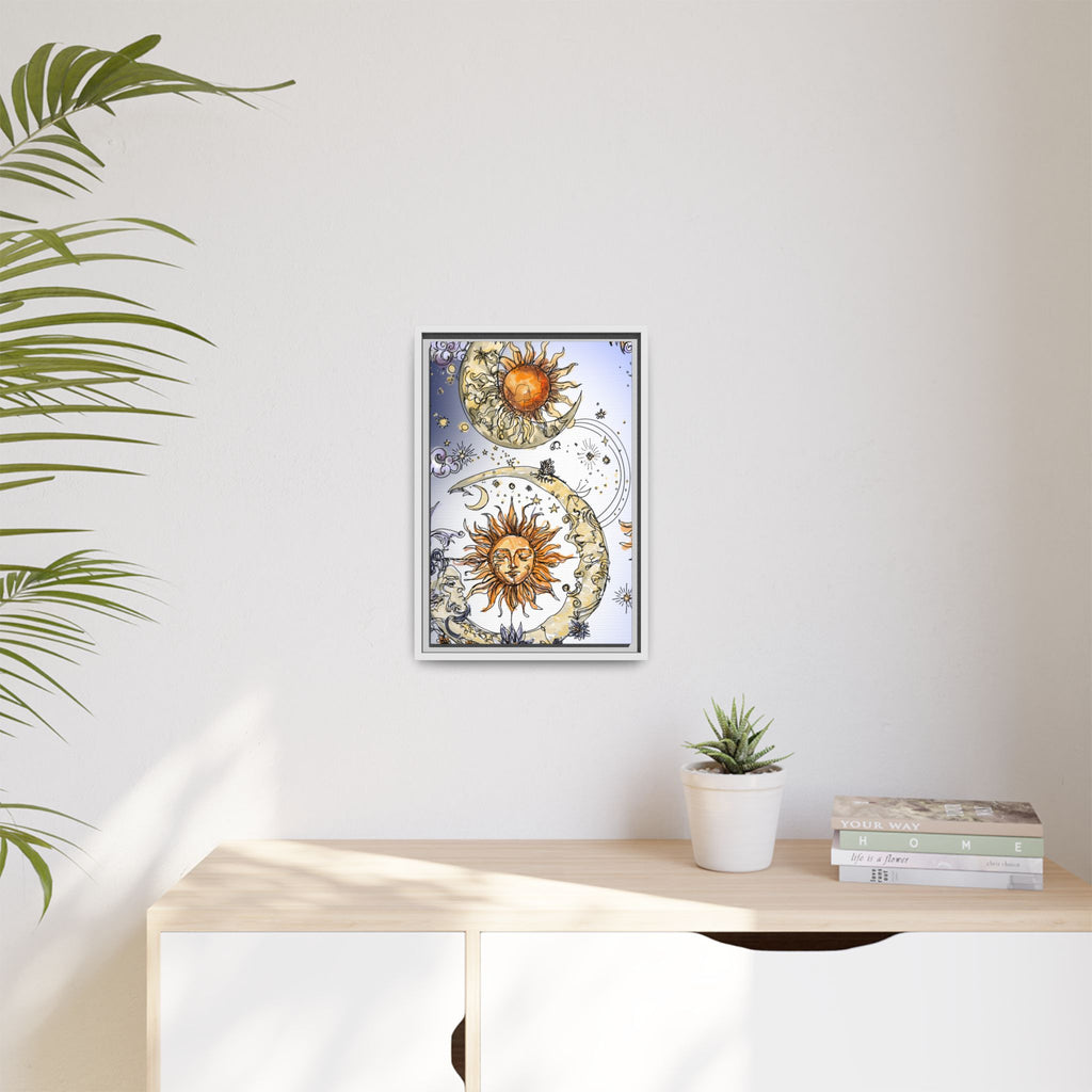 Celestial Matte Canvas, Framed (Multi-color)